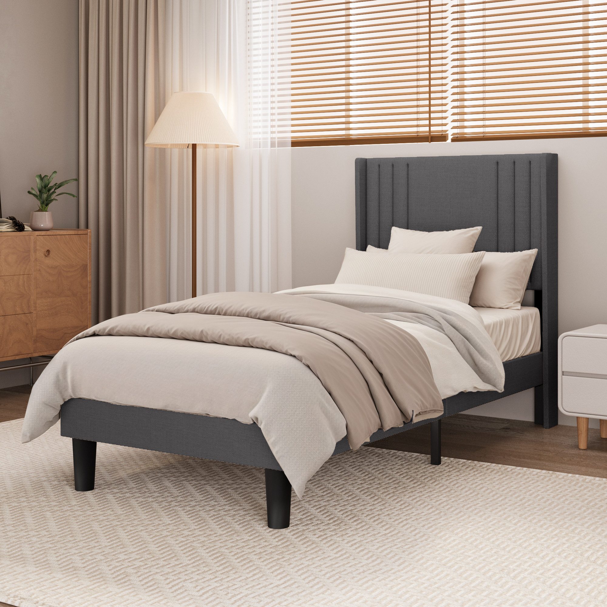 Bealife Bettgestell mit Kopfteil, 90x200cm günstig online kaufen