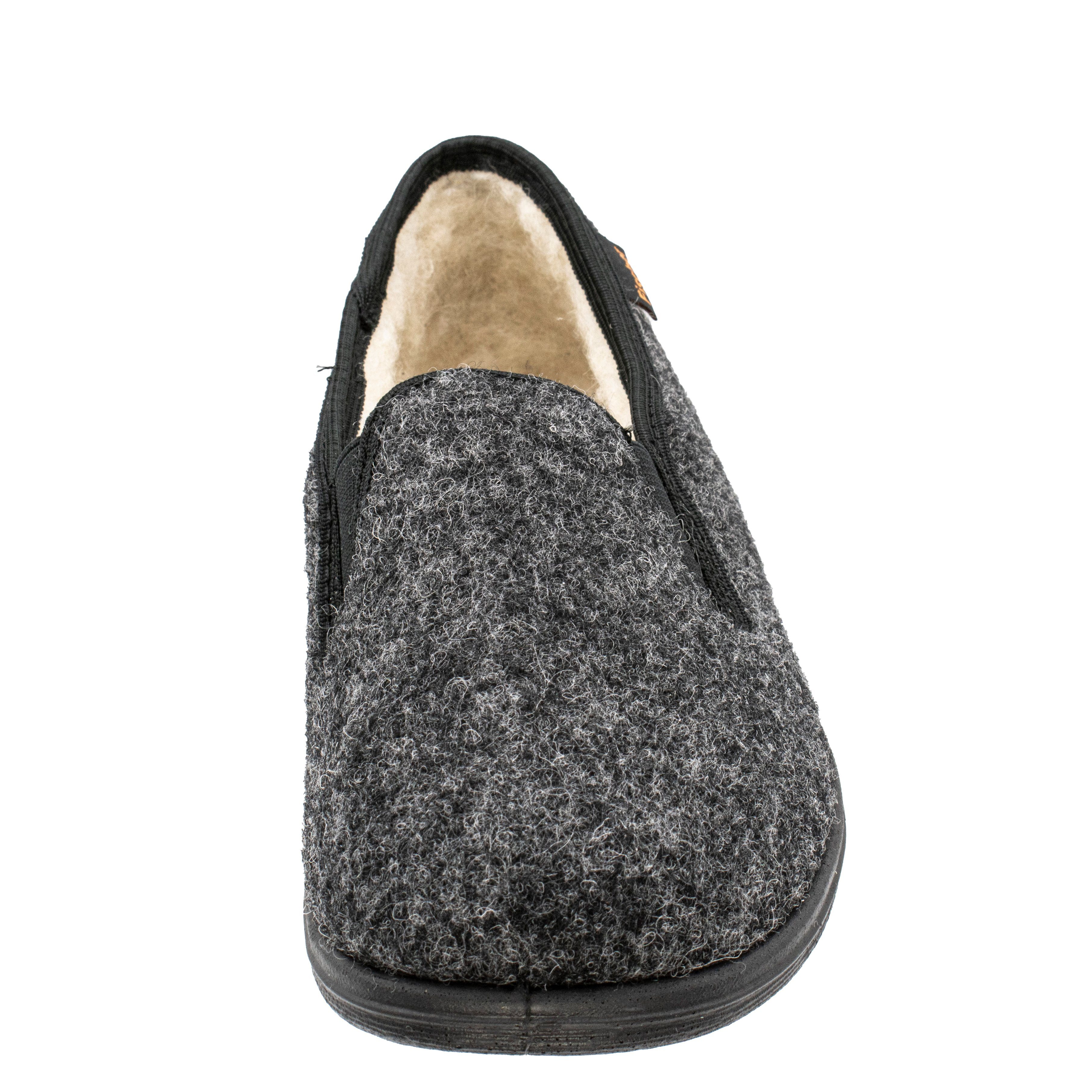Fischer-Markenschuh Frank Hausschuh Schurwolle, Gummizug, Wollfilz – Bild 4 von 5