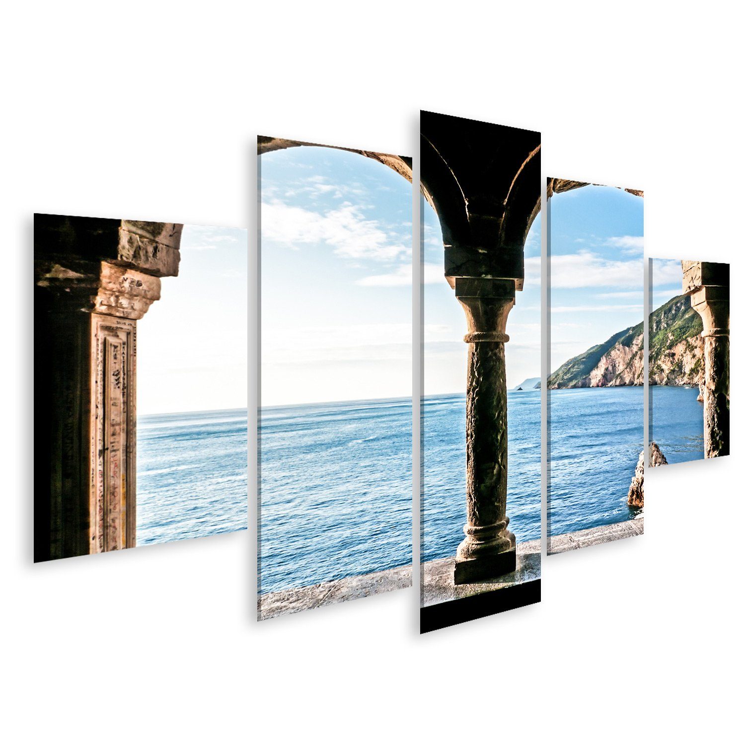 Leinwandbild Bild auf Leinwand Portovenere Wandbild Poster Kunstdruck Bilder
