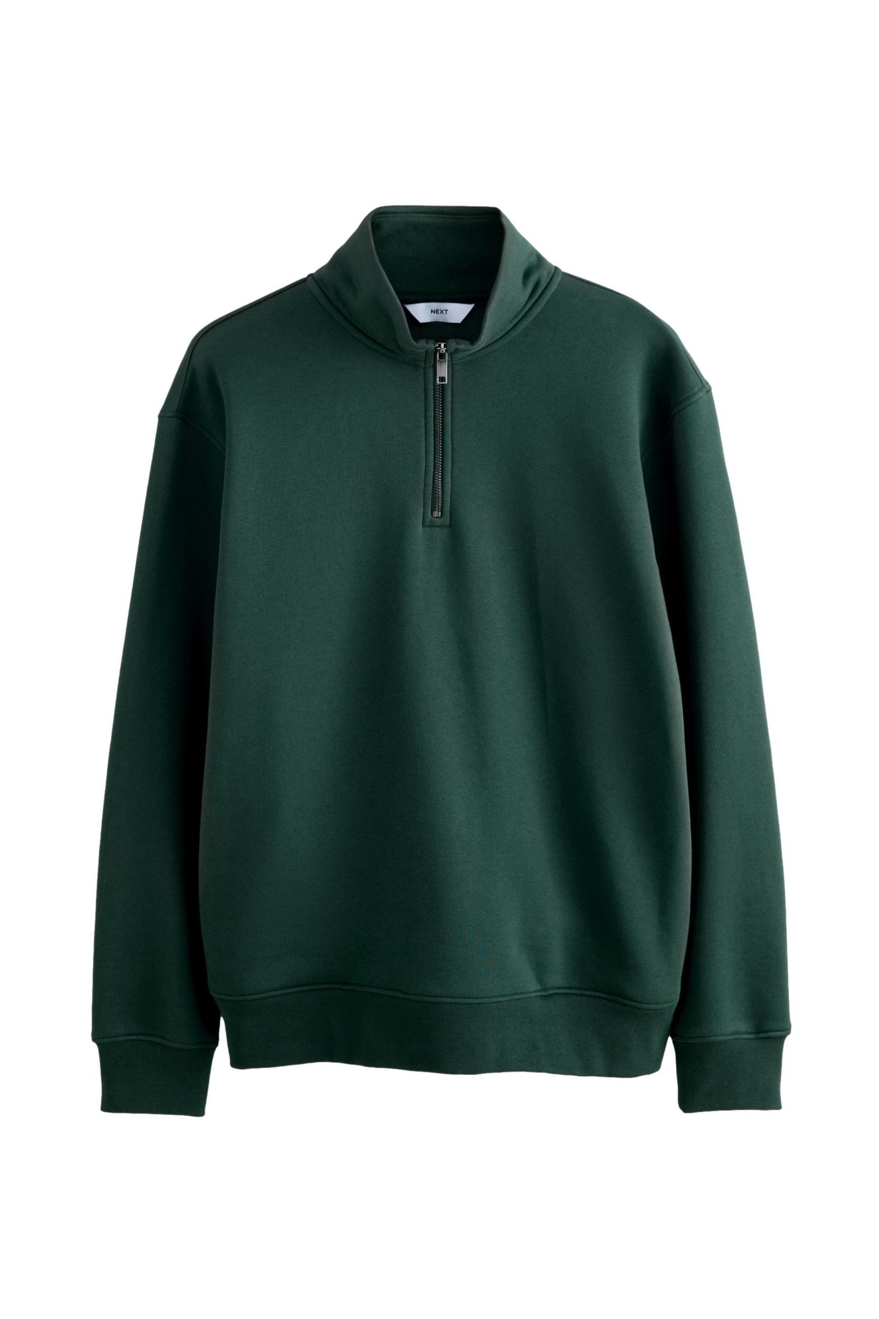 Next Sweater Sweatshirt mit 1/4-Reißverschluss und Baumwolle (1-tlg) günstig online kaufen