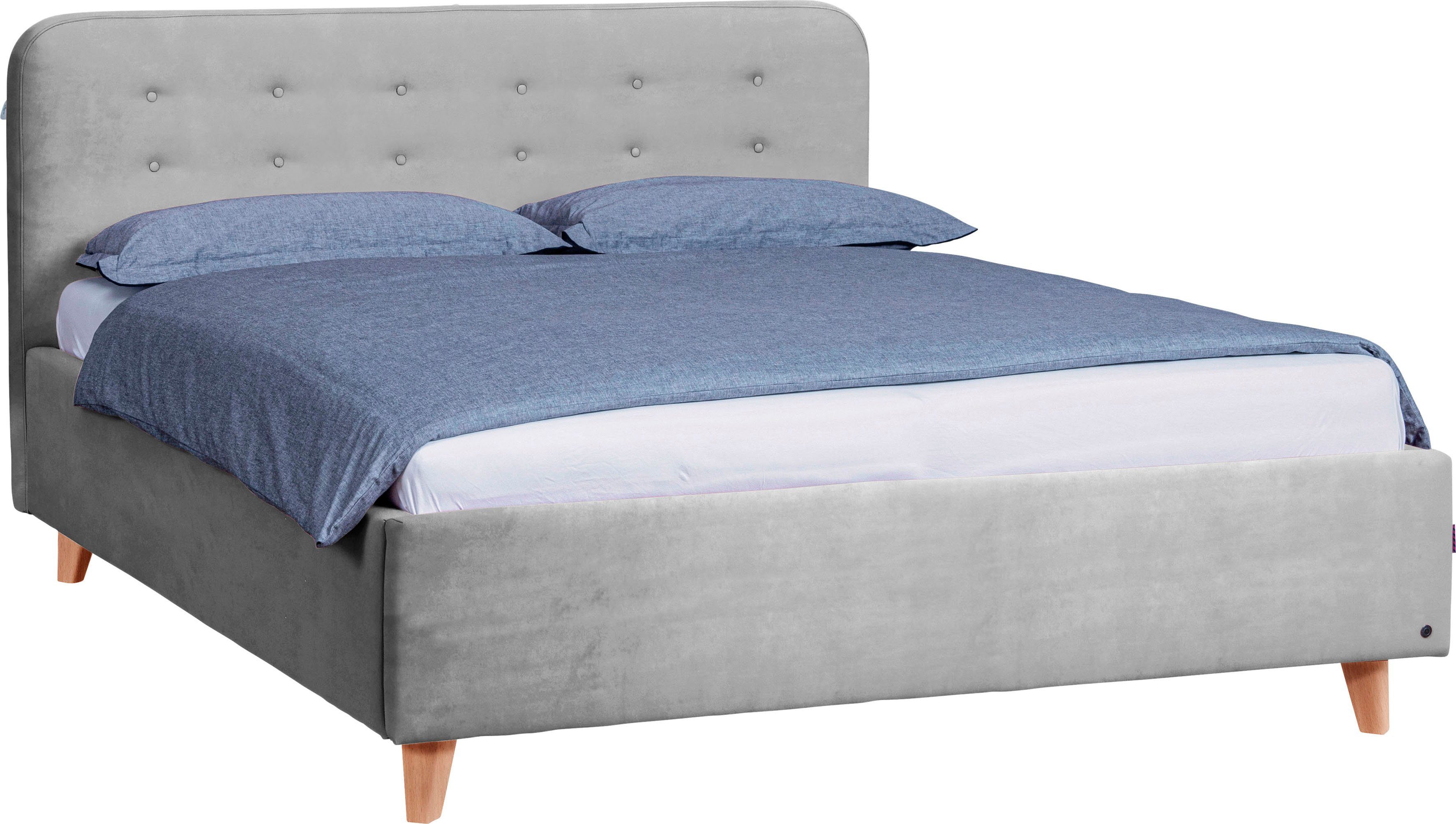 TOM TAILOR HOME Polsterbett NORDIC BED, mit Knopfheftung im Kopfteil, Füße Buche natur. € 1.380,00