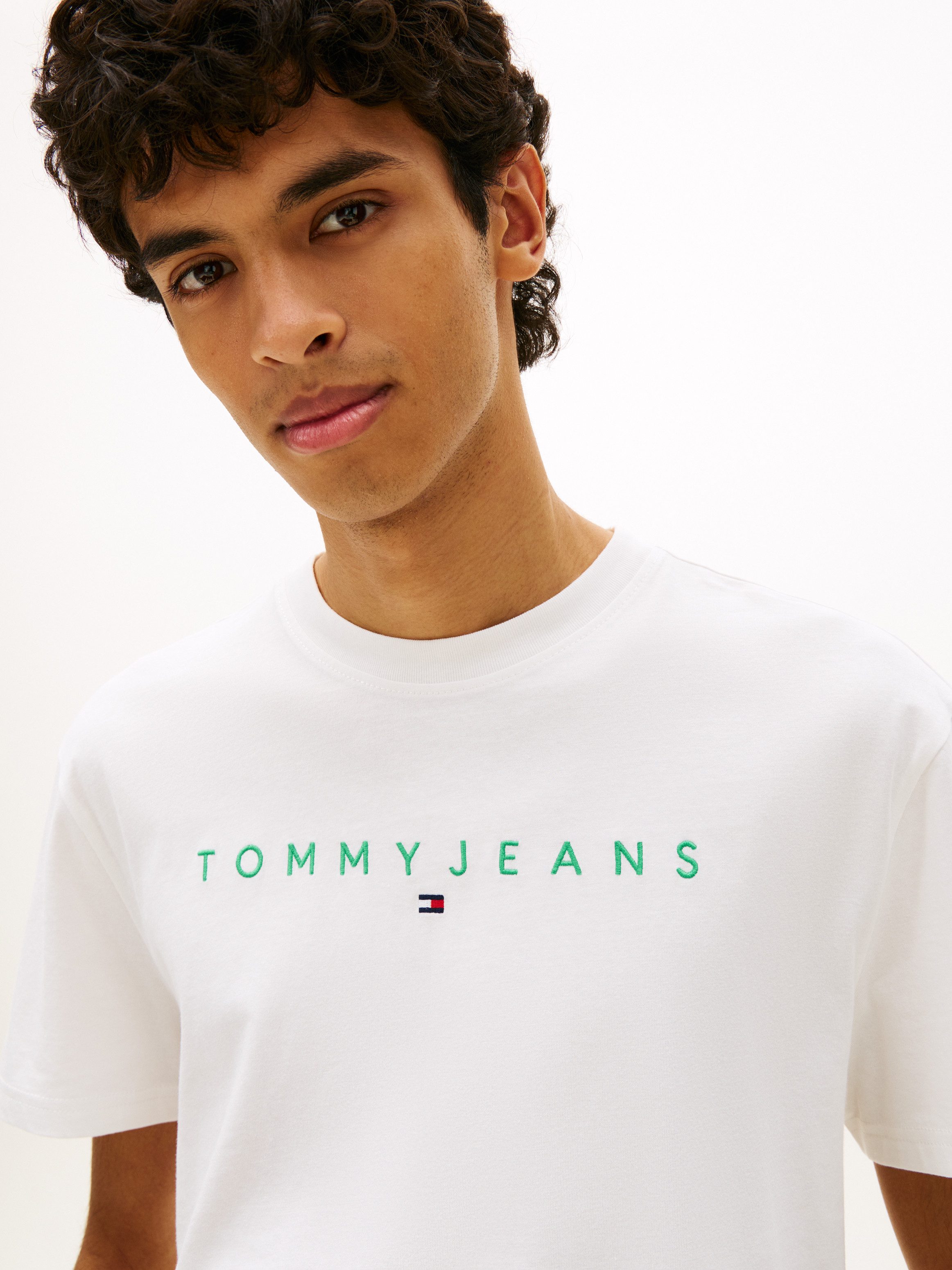Tommy Jeans T-Shirt TJM REG LINEAR LOGO TEE EXT günstig online kaufen