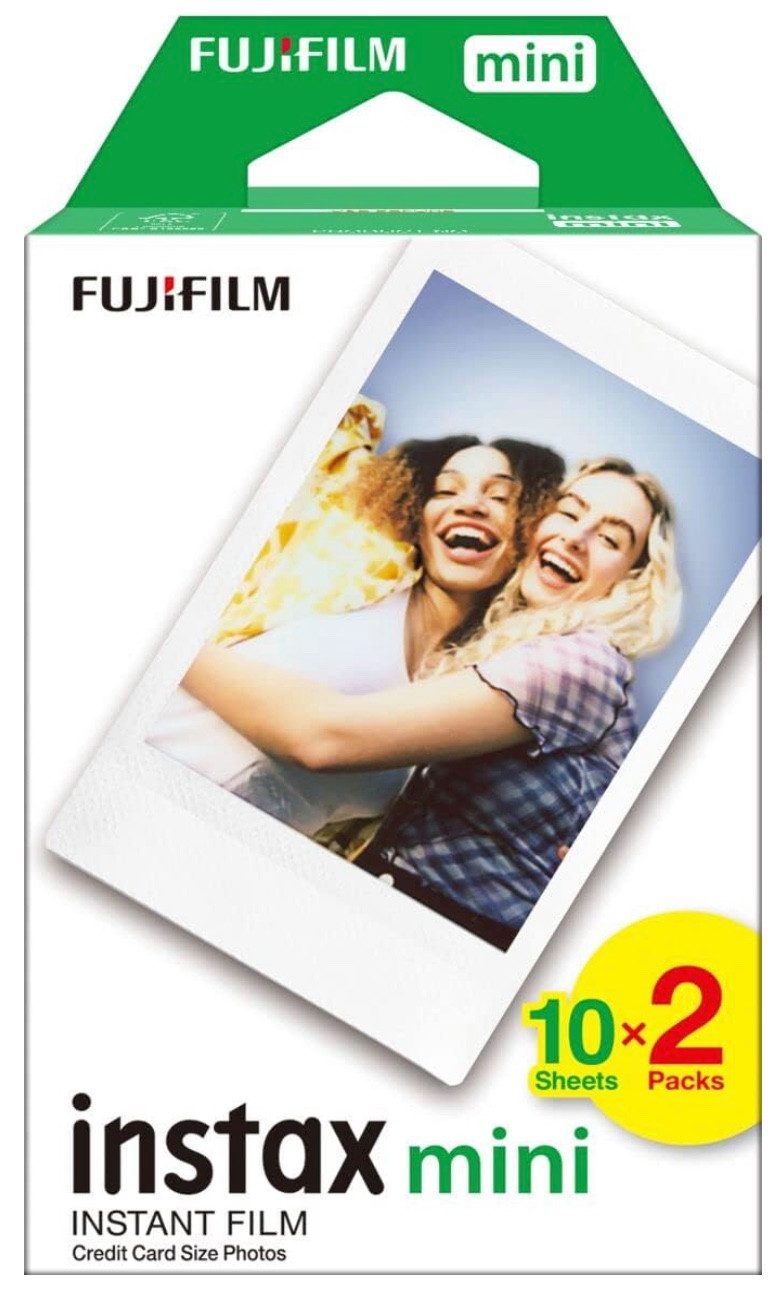 FUJIFILM Sofortbildfilm Instax Mini Film Doppelpack, (20-St)