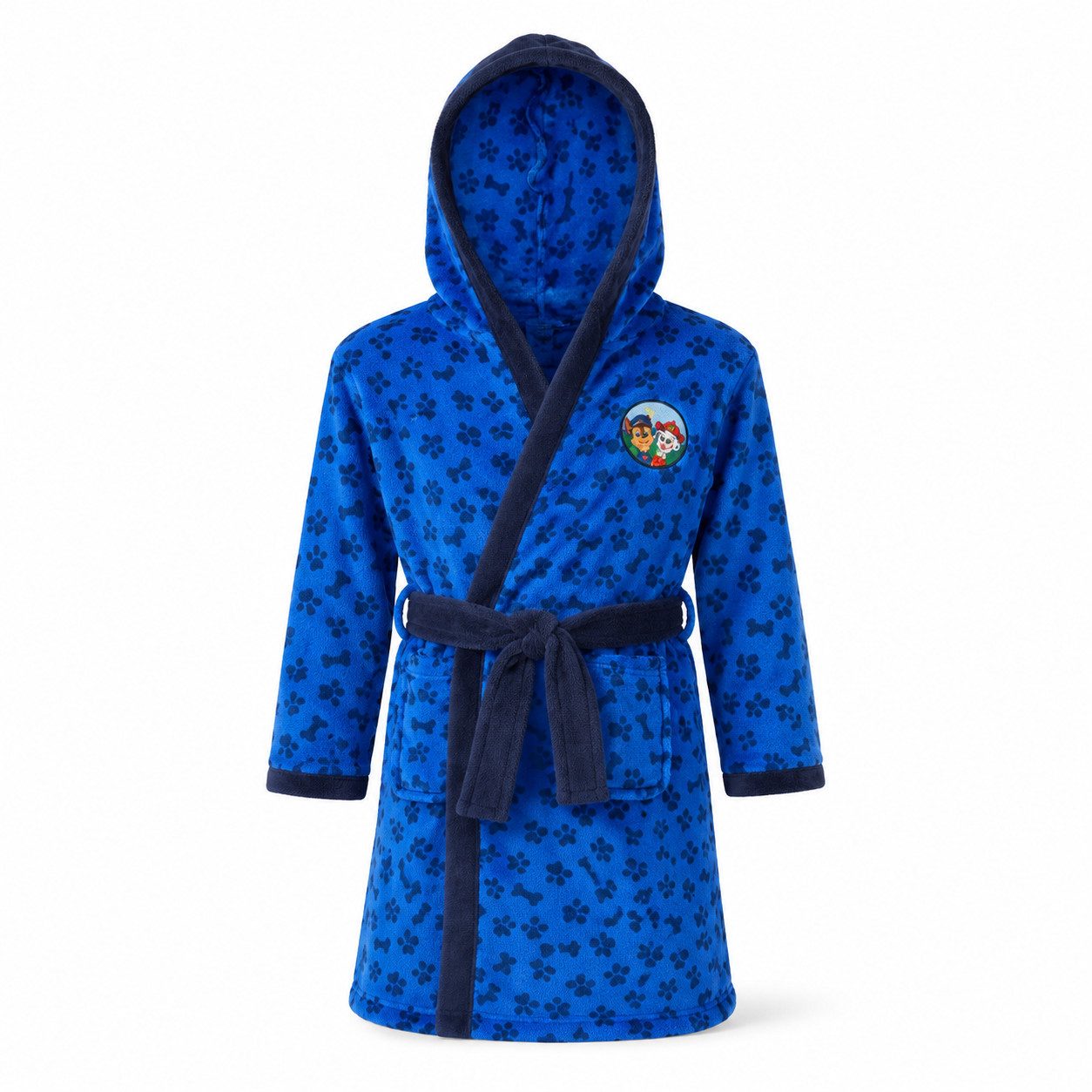 Kinderbademantel Paw Patrol Chase Marshall Jungen Bademantel mit Kapuze