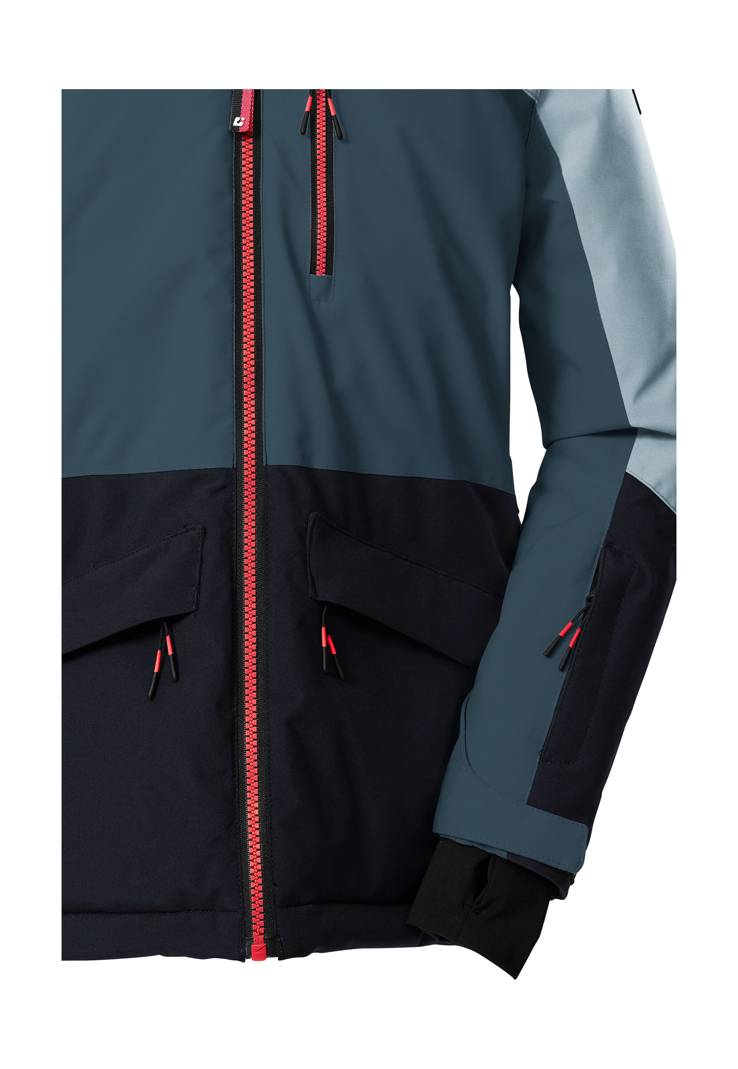 Killtec Skijacke KSW 208 GRLS SKI JCKT Wasserdichte, atmungsaktive Kinderjacke mit Schneefang und Taschen – Bild 4 von 5