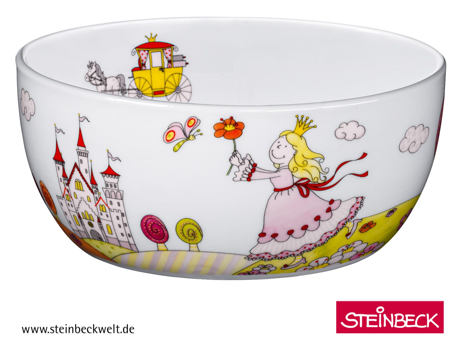 WMF Kindergeschirr-Set Kindergeschirr-Set Prinzessin Anneli, 6-teilig (6-tlg), ab 3 Jahre, Cromargan Edelstahl poliert, spülmaschinengeeignet – Bild 4 von 5