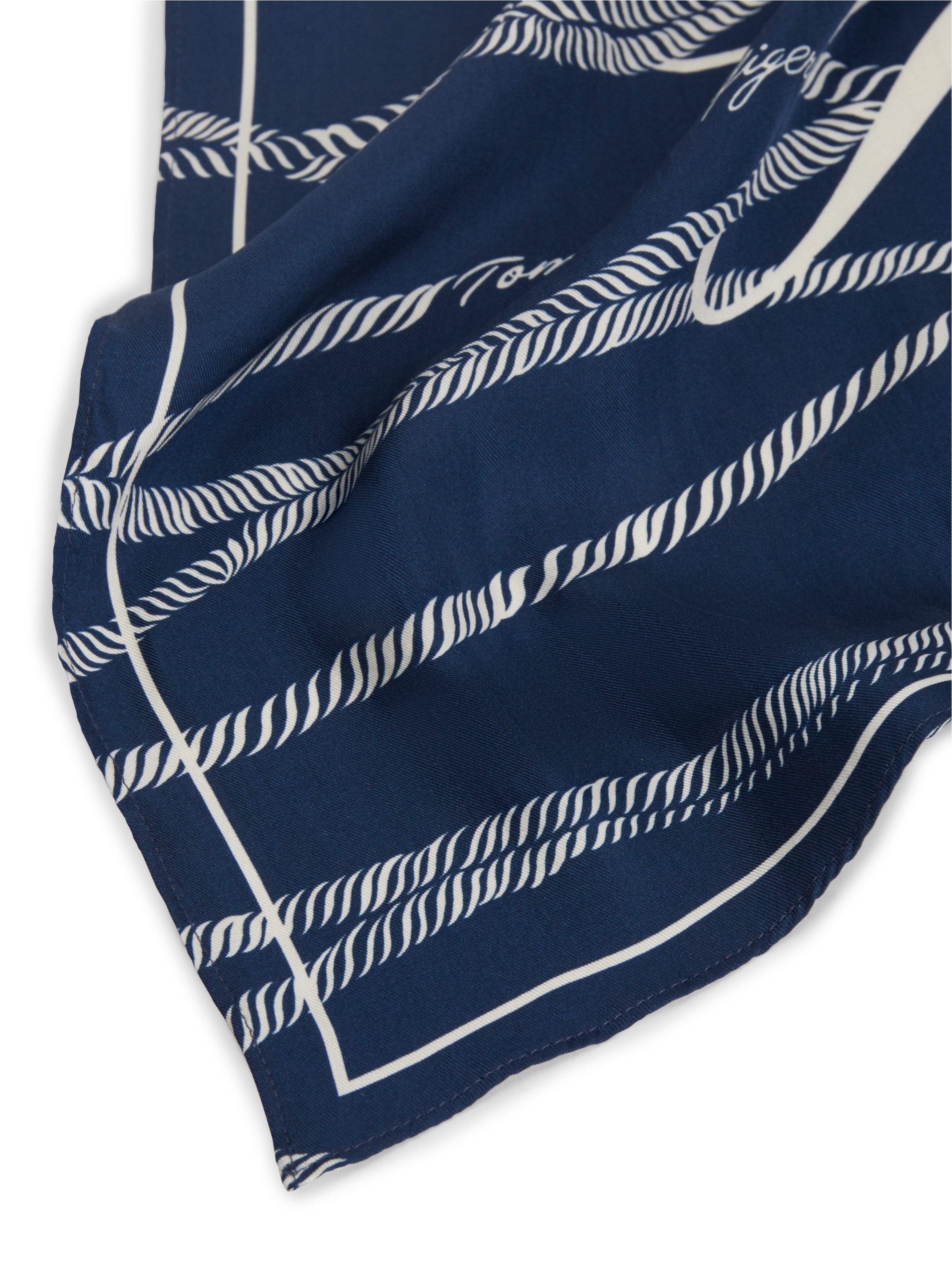 Tommy Hilfiger Modetuch TOMMY SCRIPT SILK SQUARE, aus reiner Seide – Bild 4 von 4