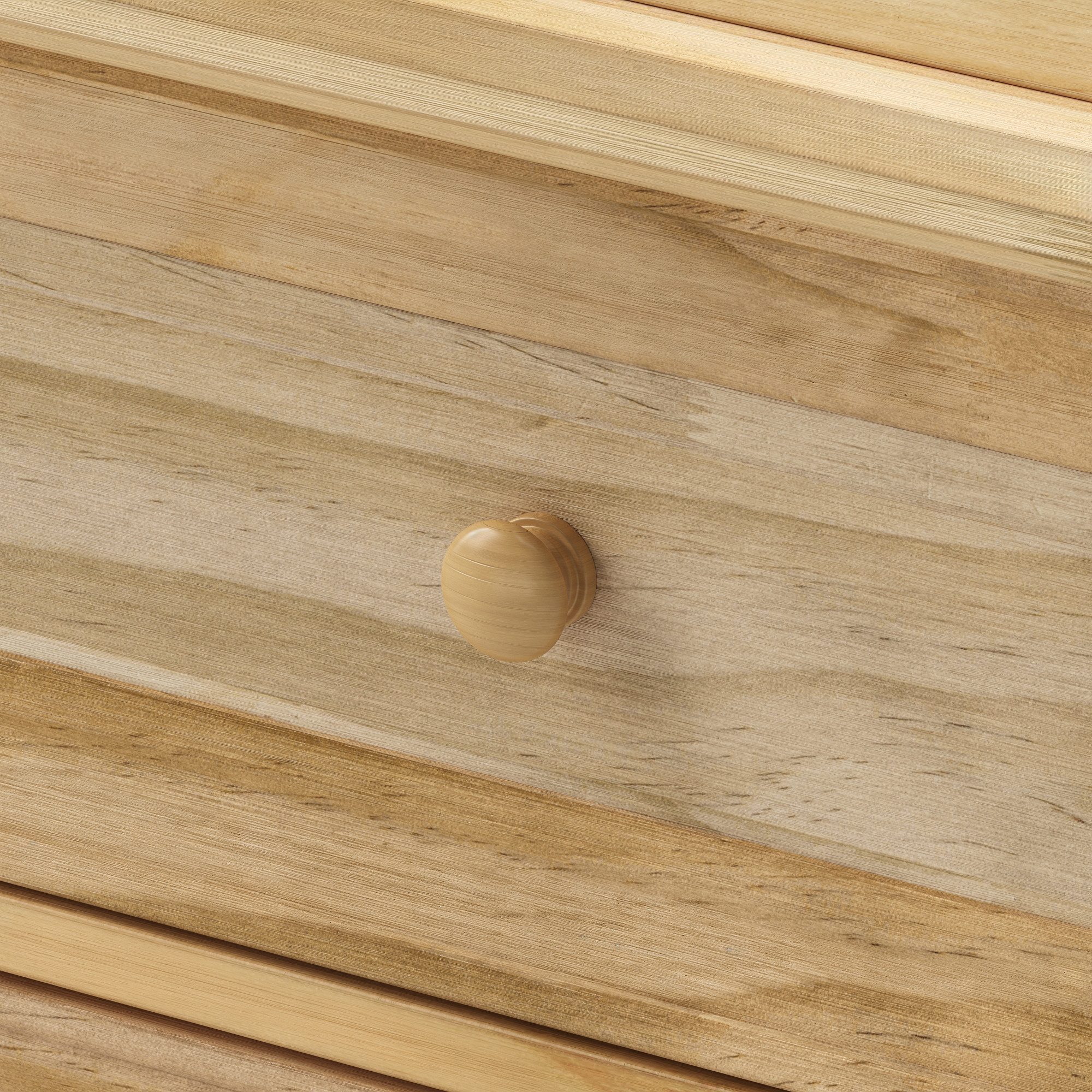 FUFU&GAGA changing chest of drawers in natural colour, chest of drawers, pine wood, 140×48×102 cm