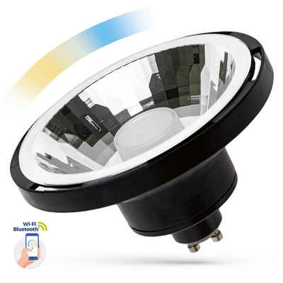 Spectrum SMART LED-Leuchtmittel LED AR111 GU10 Smart 10W Reflektor 1050lm Alexa 3000K-5800K DIMMBAR, GU10, Farbwechsler, Smart Home, CCT-Farbtemperatursteuerung - warmweiß bis tageslichtweiß