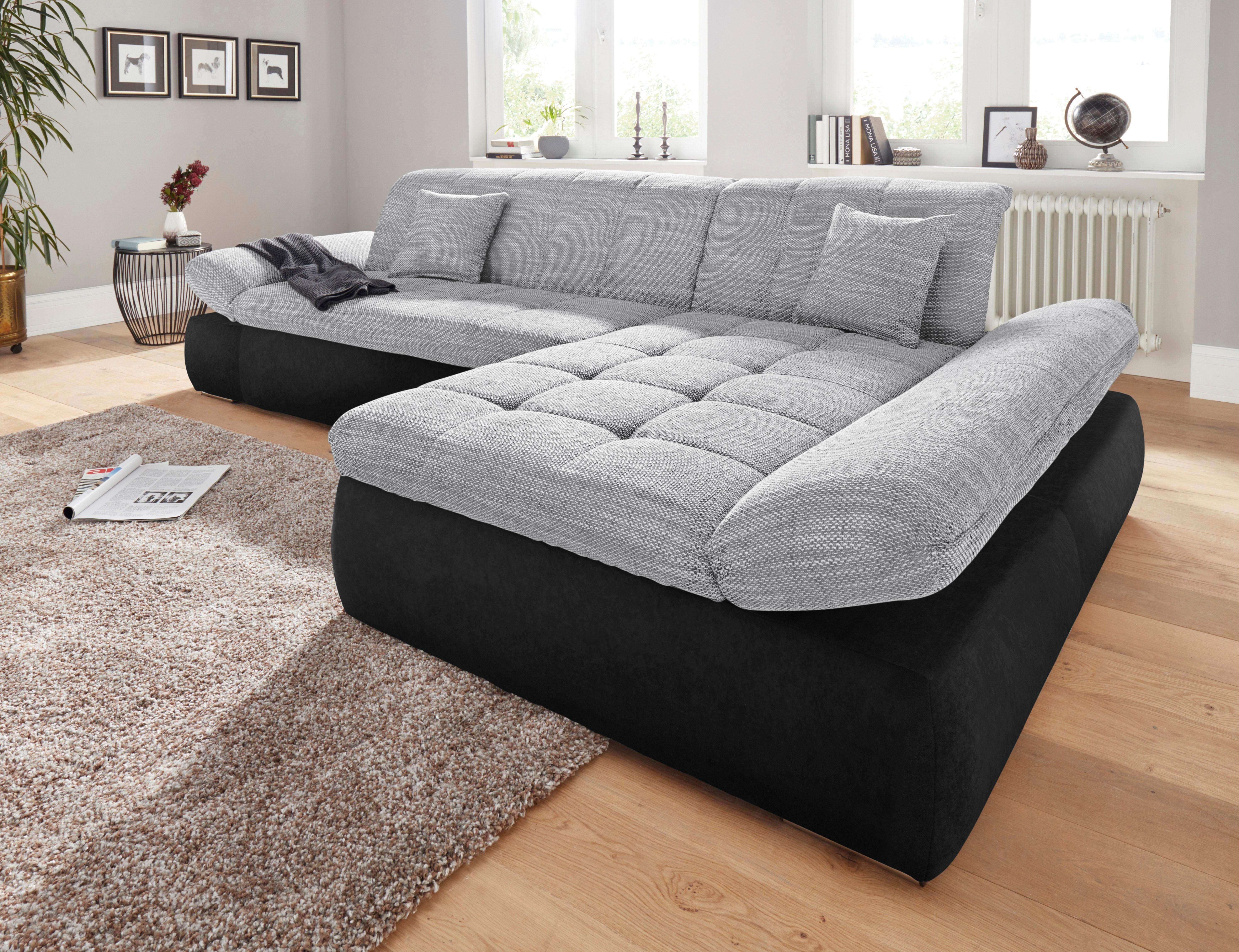 DOMO collection Ecksofa PB Moric wahlweise mit Bettfunktion + Armteilverste günstig online kaufen