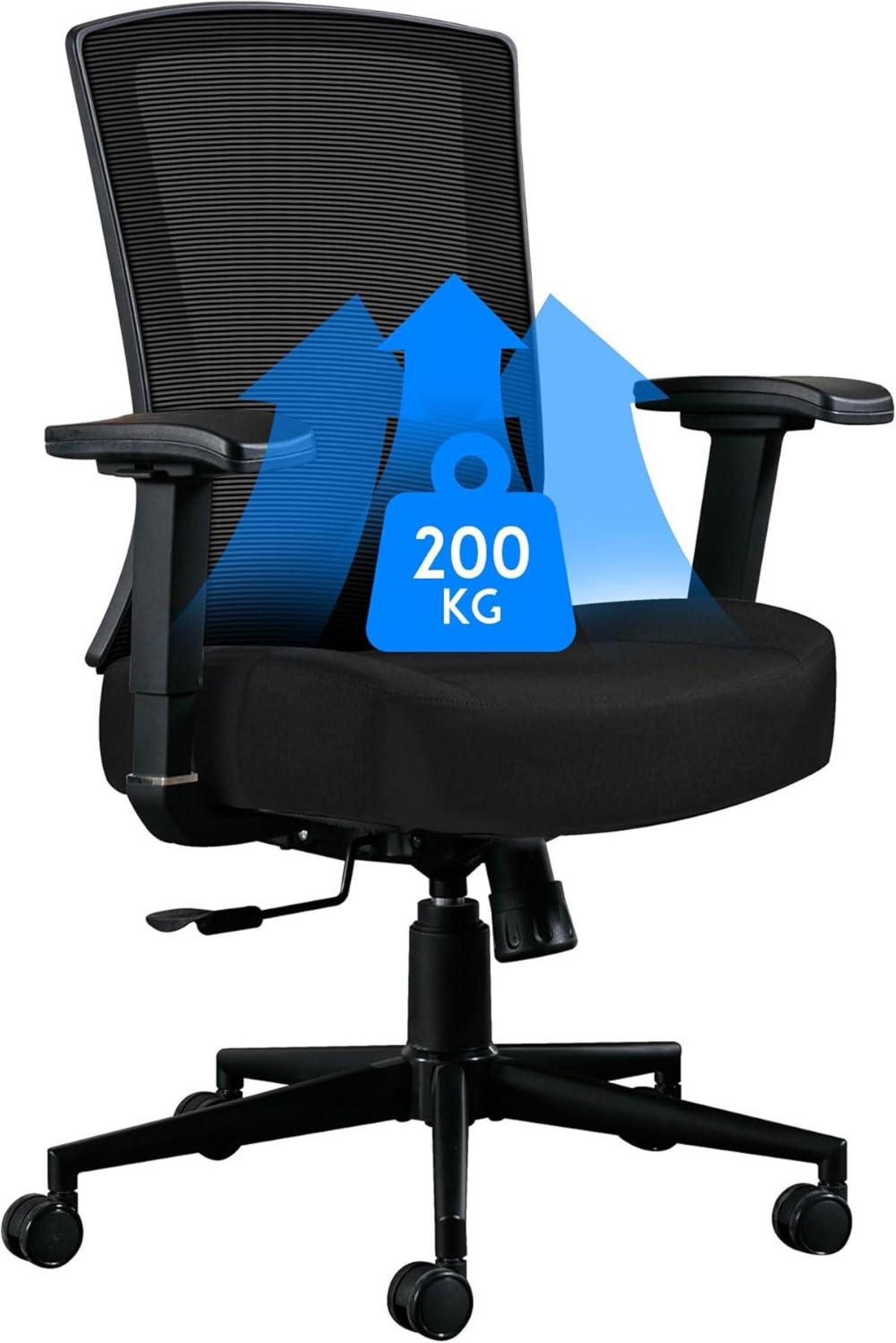 LuxusKollektion Bürostuhl Bürostuhl 200KG Ergonomischer Schreibtischstuhl günstig online kaufen