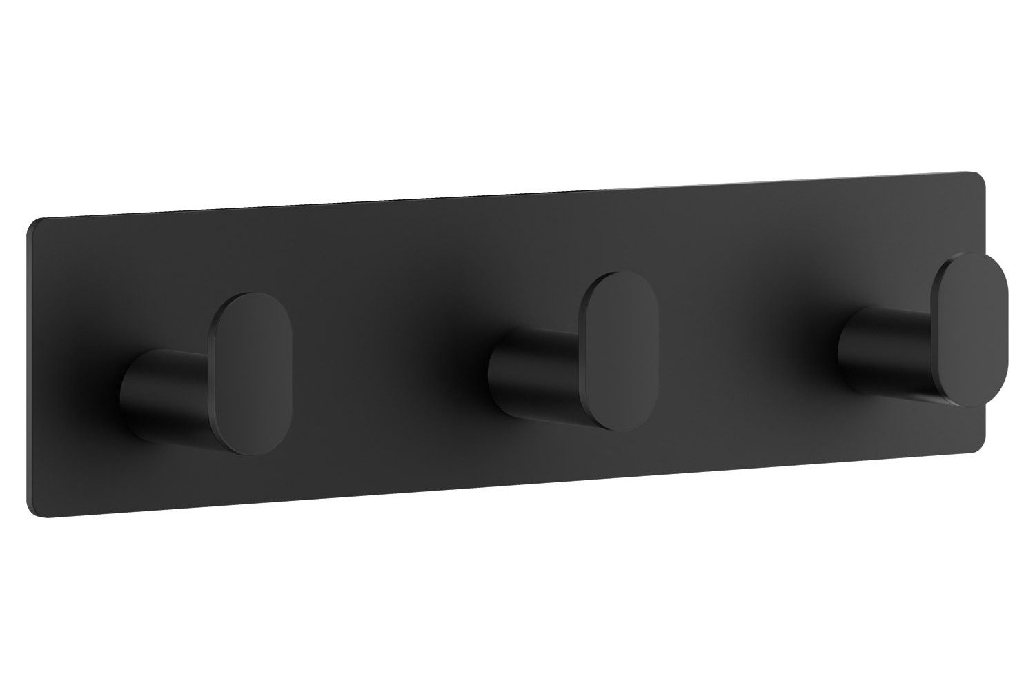 Handtuchhaken BB459 CUBE, Schwarz, Edelstahl, selbstklebend