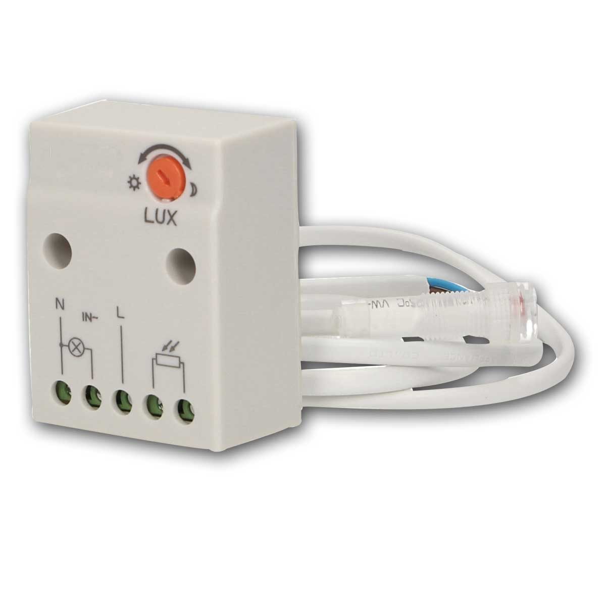 Orno Dämmerungsschalter Aufputz-Dämmerungsschalter, Sensor extern, IP20/65