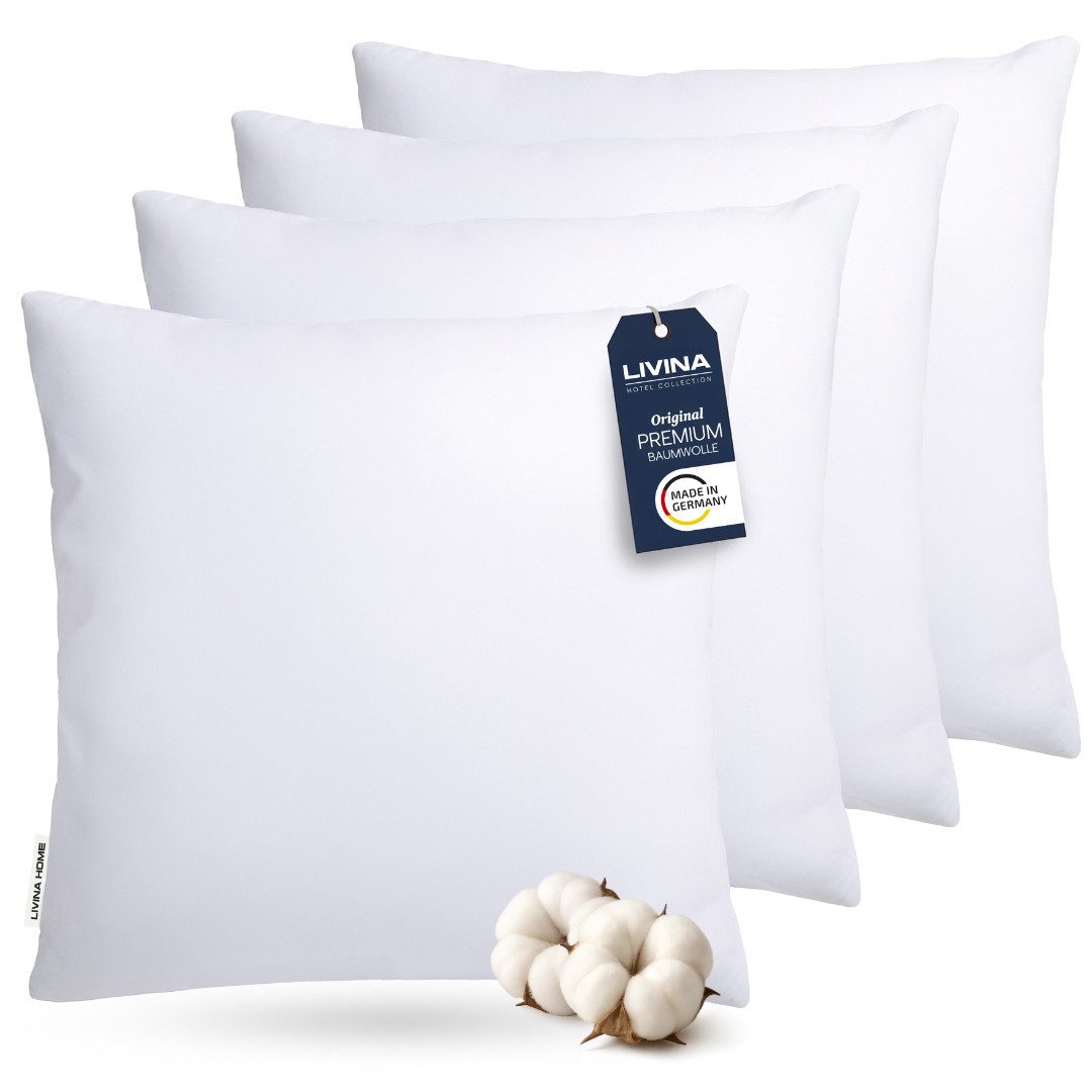 LIVINA HOME Kopfkissen Schlafkissen in Hotelqualität, Microfaserkissen, 80x günstig online kaufen