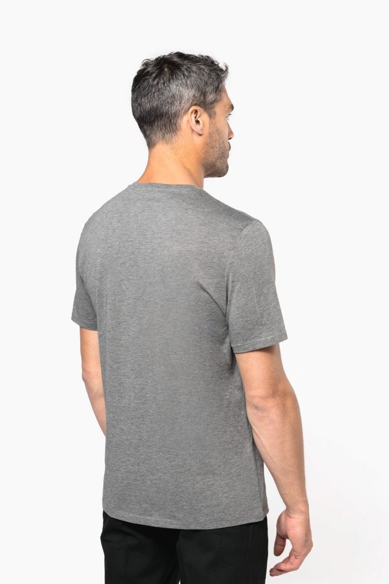 Kariban V-Shirt Herren-T-Shirt Supima® mit V-Ausschnitt und kurzen Ärmeln