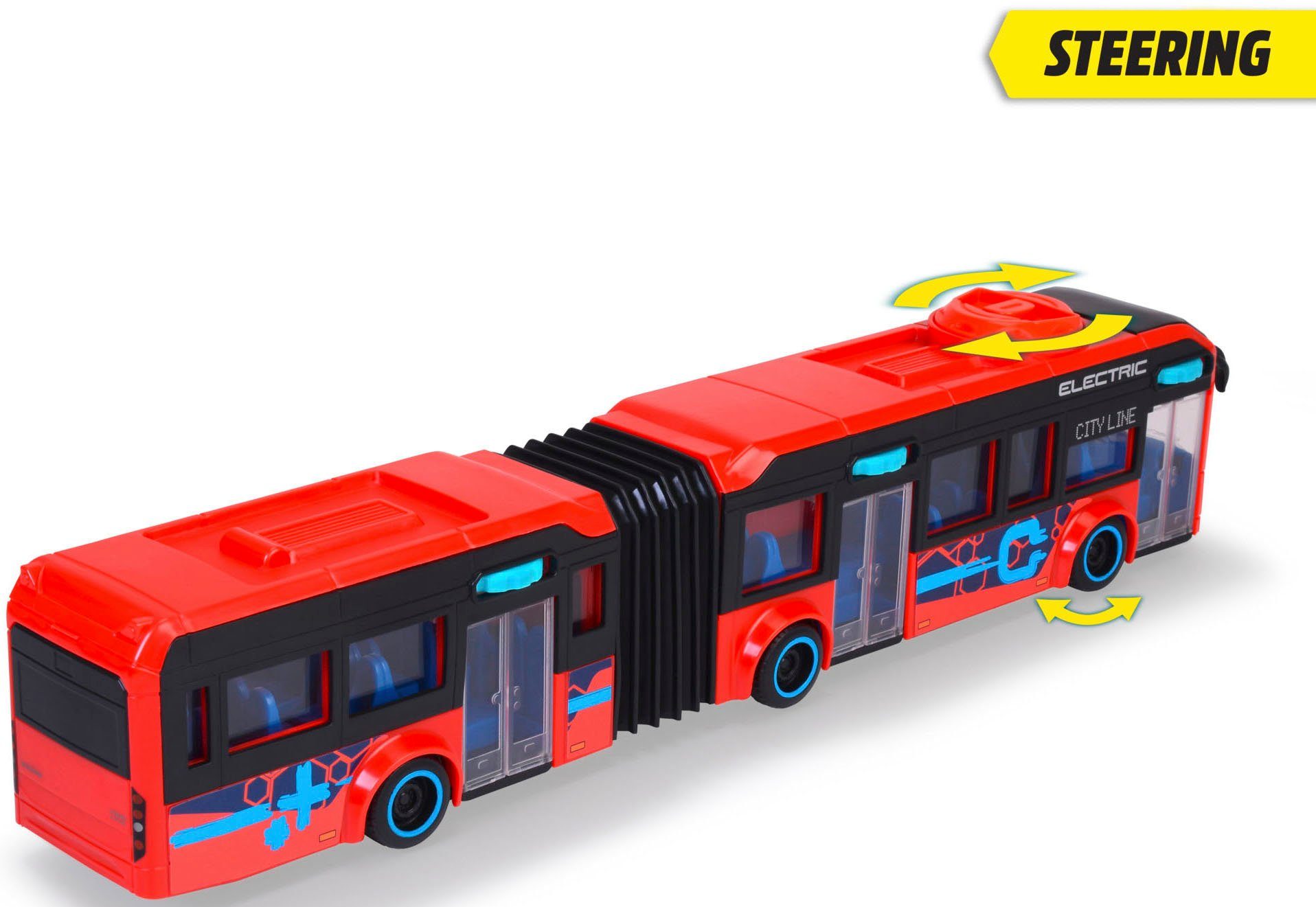 Dickie Toys Spielzeug-Bus Volvo City Bus, Detailgetreuer Spielzeug-Bus  »Volvo City Bus«