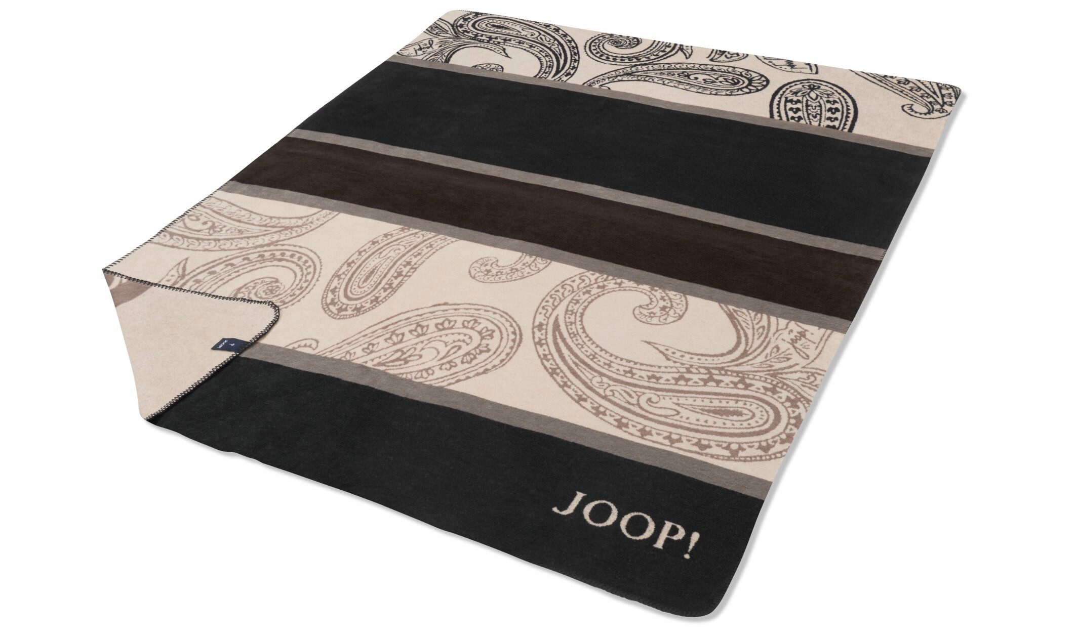Wohndecke Wohndecke PAISLEY Stripes und Paisley, JOOP!, eingewebter JOOP! S günstig online kaufen