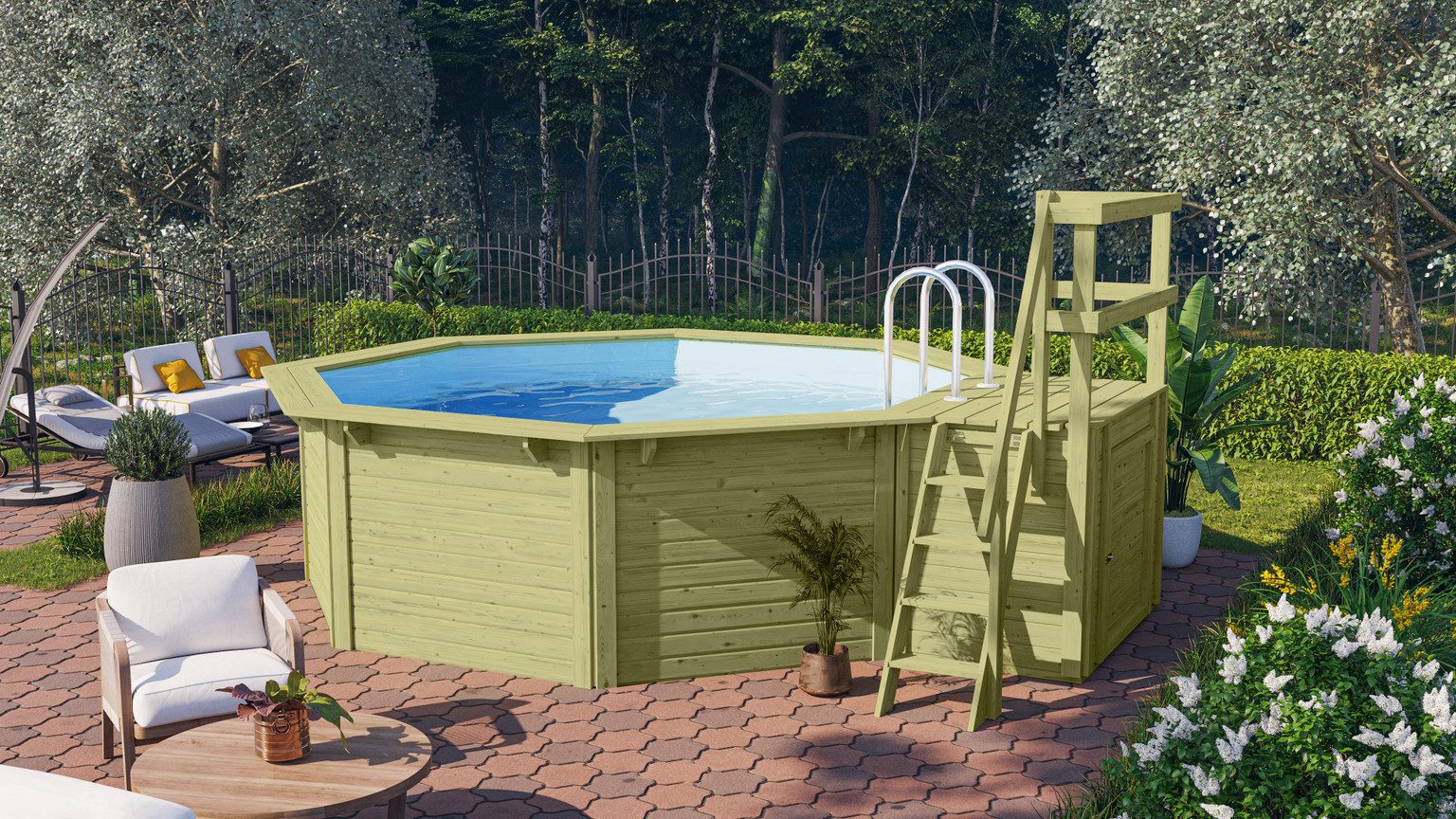 Karibu Pool Karibu Pool Steck- / Schraubsystem Modell X