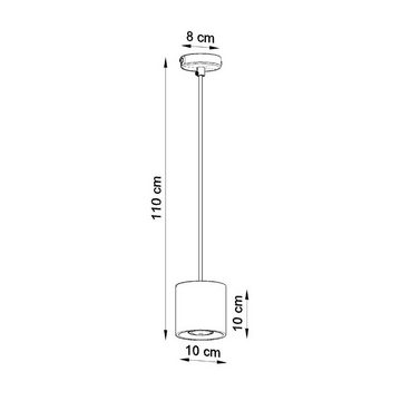 SOLLUX lighting Hängeleuchte ORBIS, ohne Leuchtmittel, leuchtet nieder