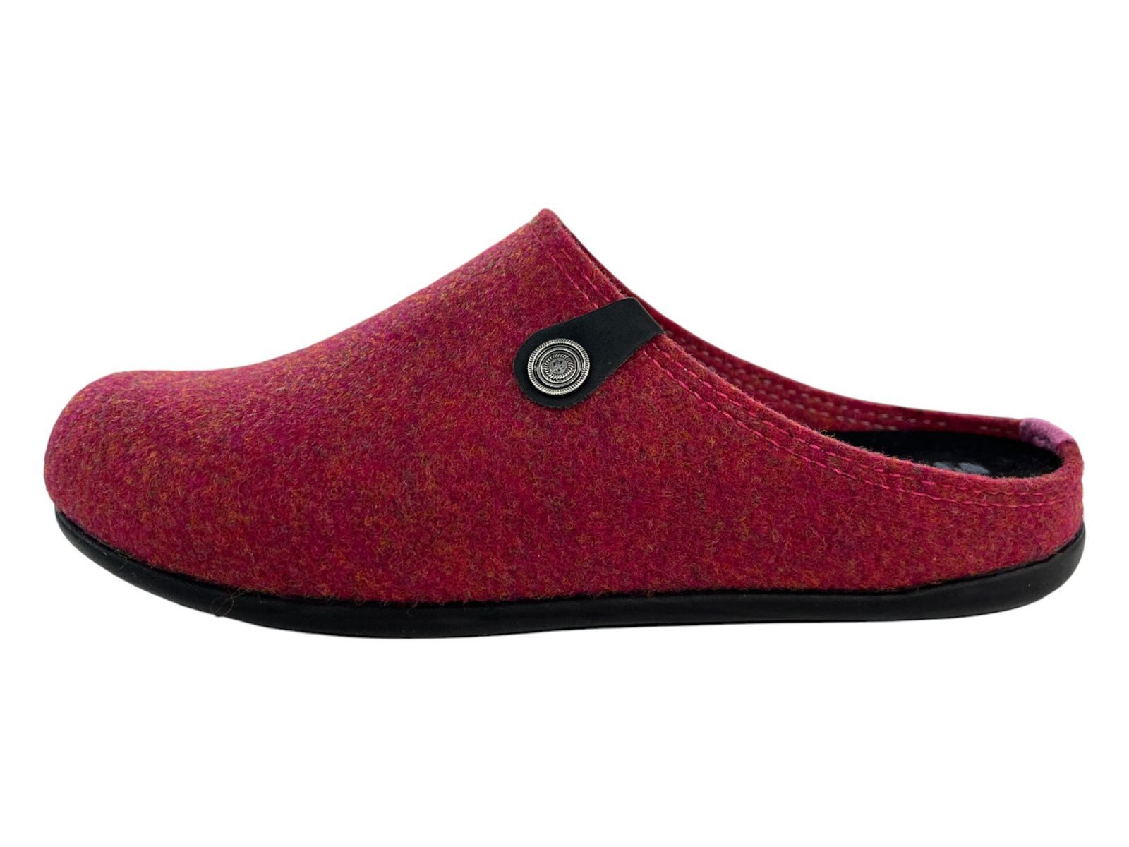 INBLU inblu Damen Pantoffel 69-GF270 azalea bordo Hausschuh