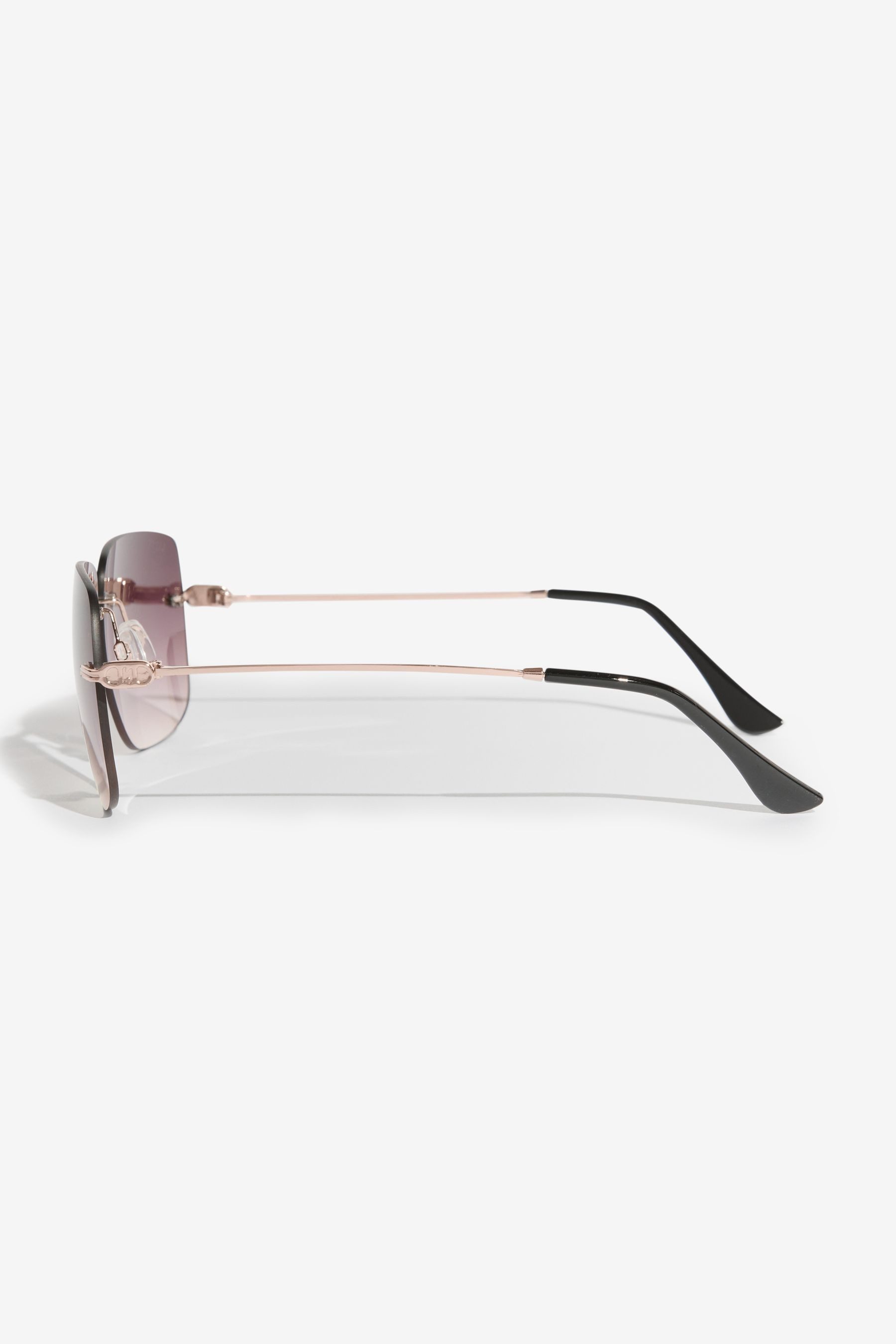 LIPSY Sonnenbrille Lipsy quadratische, randlose Sonnenbrille (1-St) günstig online kaufen