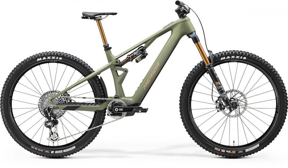 Merida S-Pedelec Merida eONE-SIXTY SL 10K I1 silk M Grün - leistungsstarkes E-MTB für a