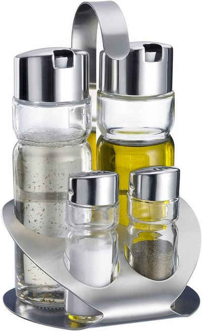 WESTMARK Menage Menage Salz, Pfeffer, Essig und Öl, 5-tlg, (1-tlg)