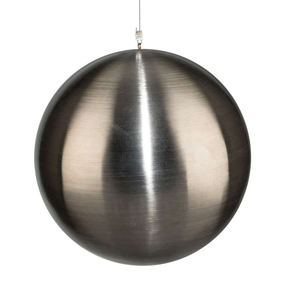 Gasper Hängedekoration EDELSTAHL-KUGEL HÄNGER gebürstet ca.15cm mit Aufhängung.