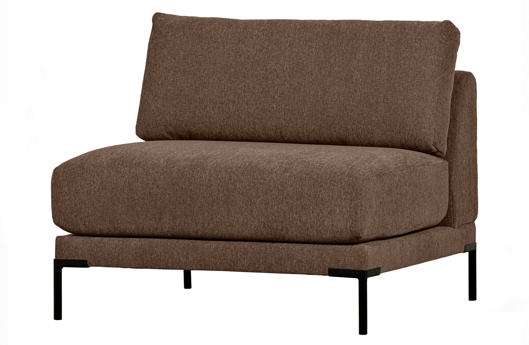 vtwonen Sofaelement Sofa-Element Couple - Stoff Schokobraun, freistellbar