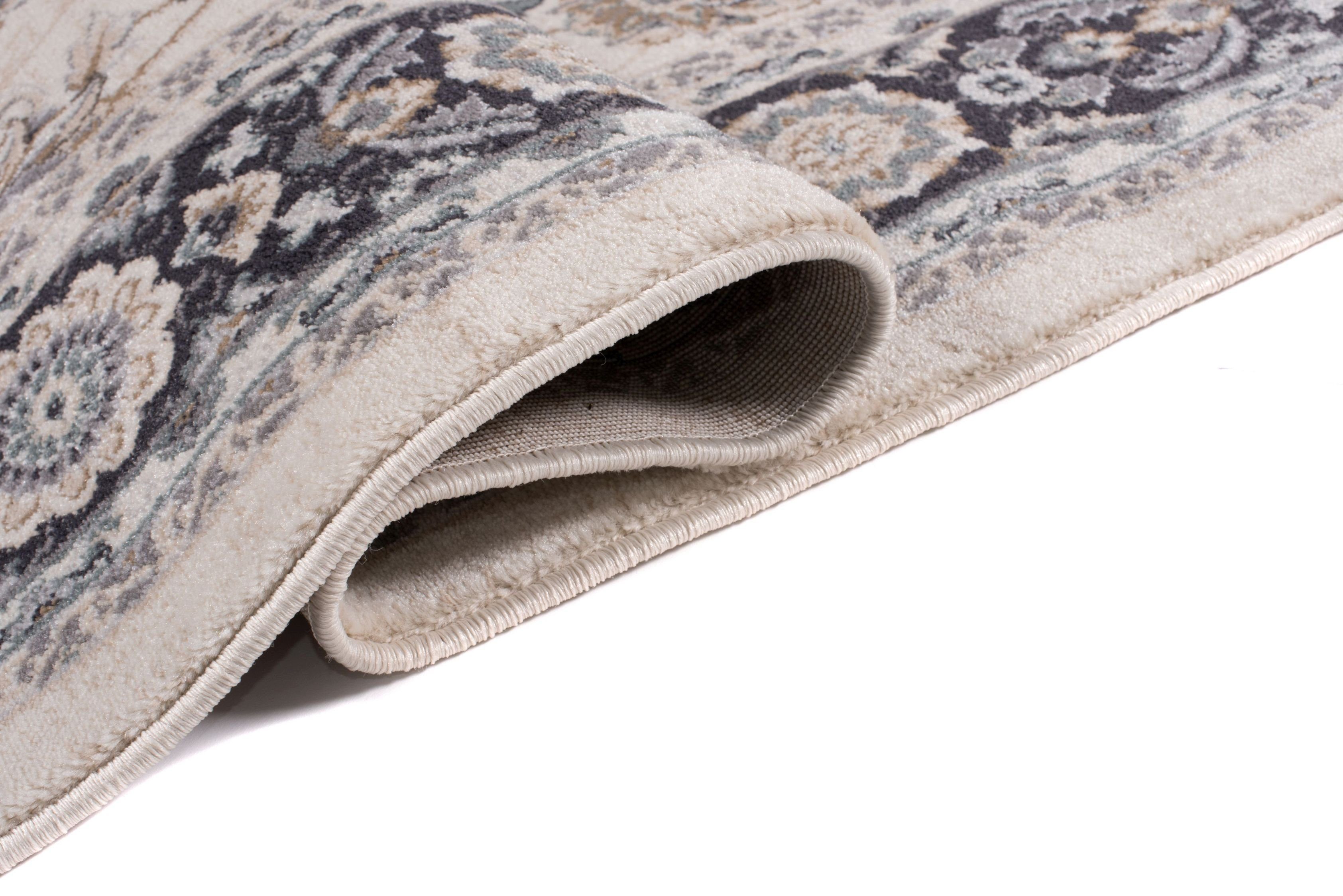 Mazovia Orientteppich Oriente Teppich - Traditioneller Teppich Orient Beige Grau, 60 x 100 cm, Geeignet für Fußbodenheizung, Pflegeleicht, Wohnzimmerteppich