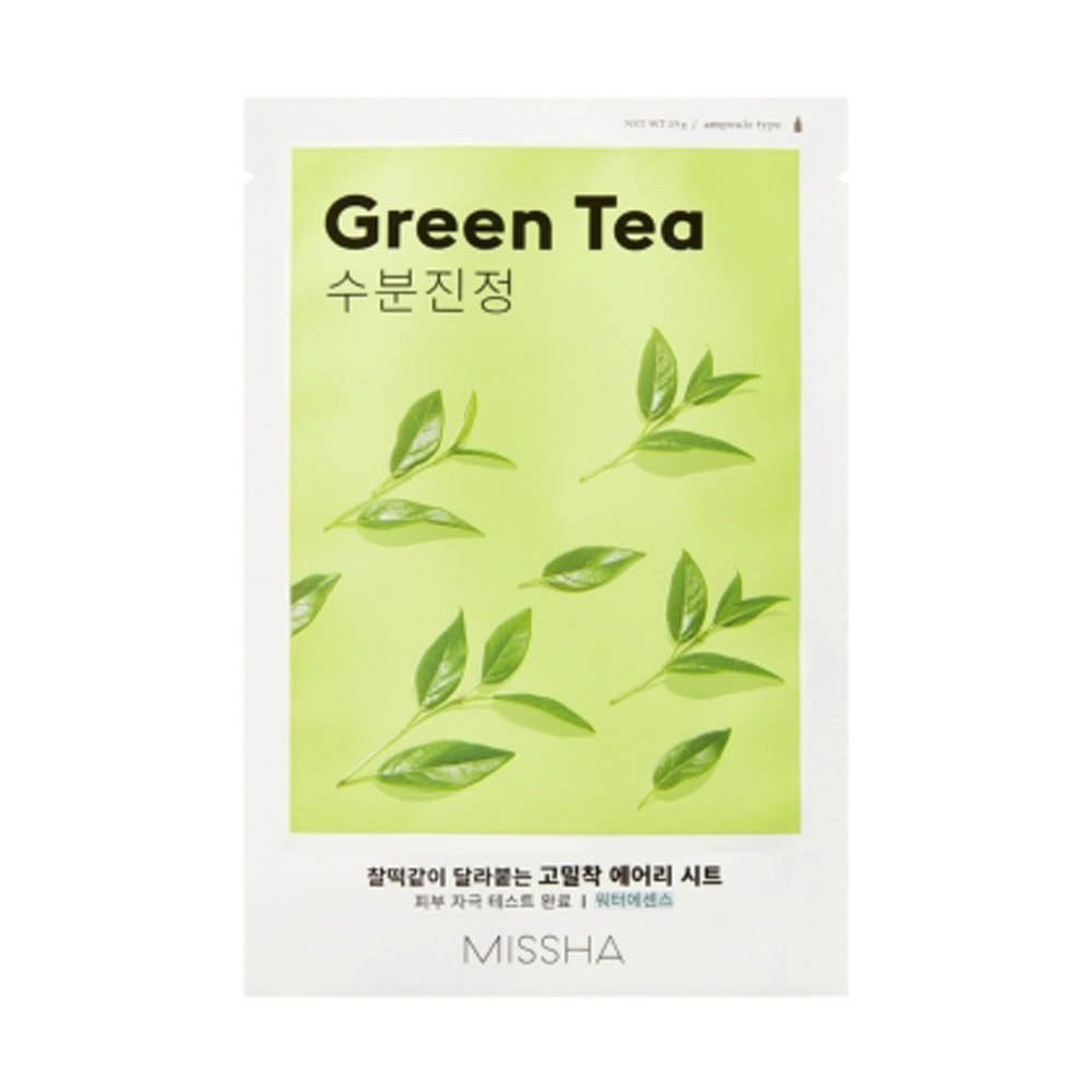 Missha Gesichtsmaske MISSHA Airy Fit Sheet Mask - Green Tea - 19 g