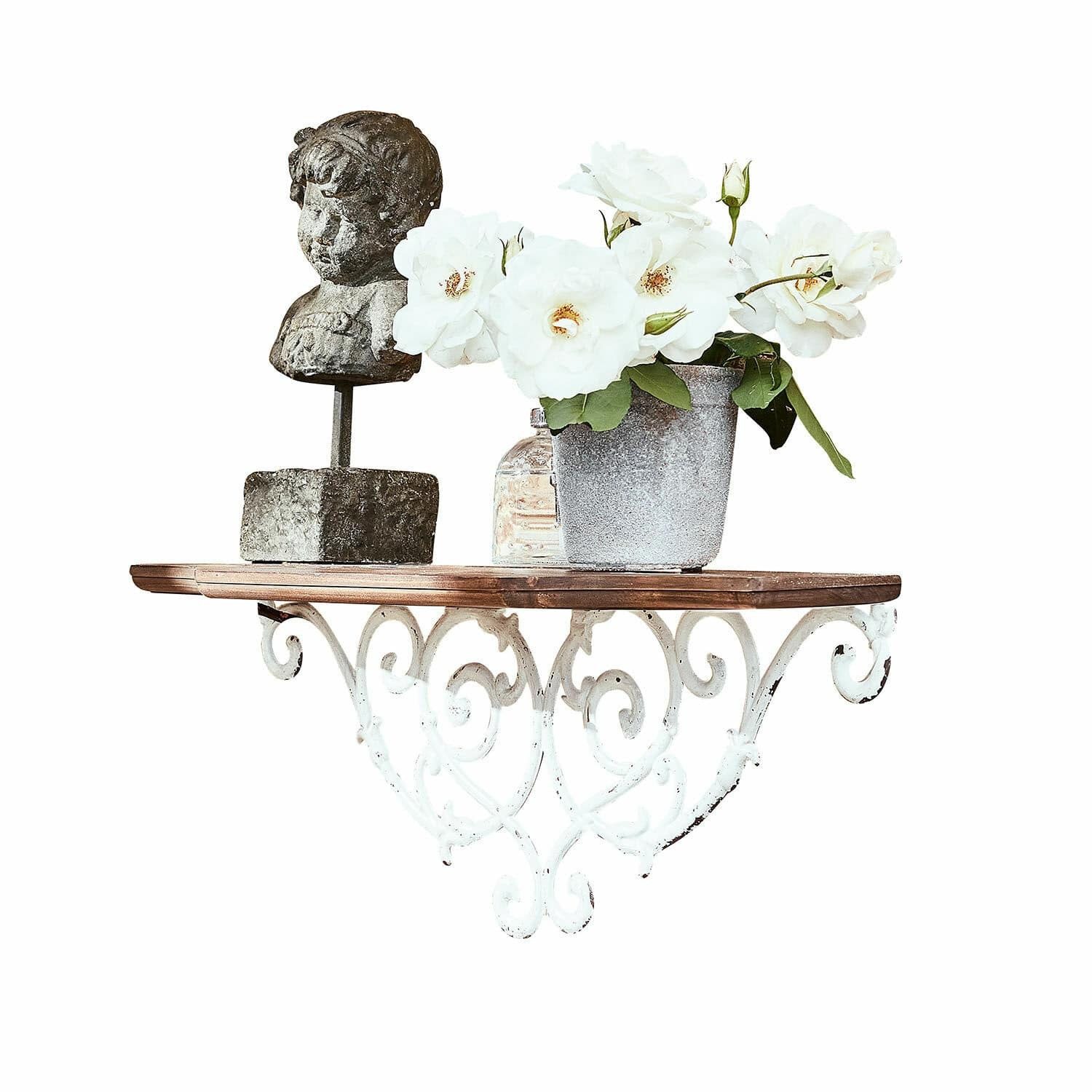 Mirabeau Wandregal Wandregal Rubén braun/antikweiß günstig online kaufen