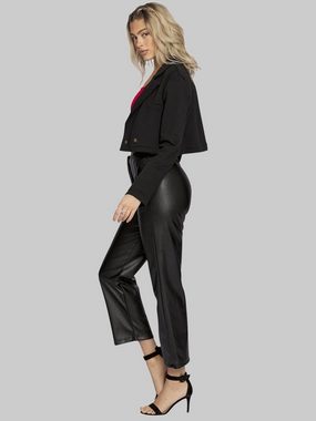 Freshlions Kurzblazer Cropped Blazer in schwarz - S/M