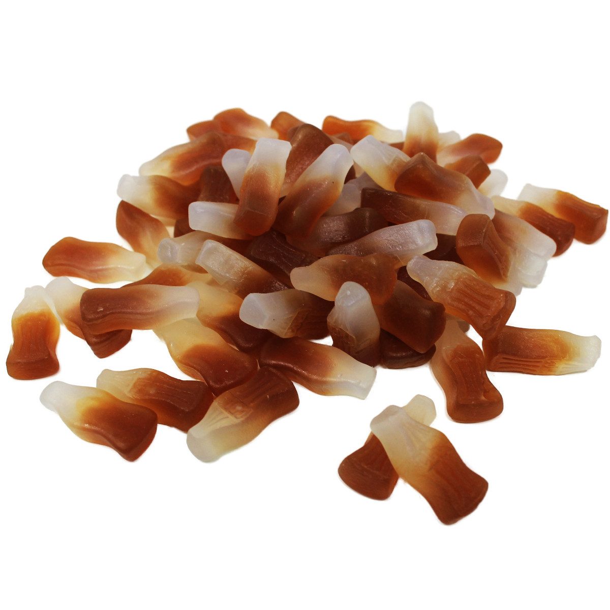 Fruchtgummi Bären & Co. Süßigkeit, Fruchtgummi Cola zuckerfrei festes gelatinefreies Fruchtgummi 300g