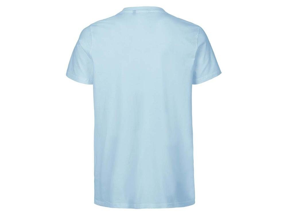 Neutral T-Shirt Neutral Rundhalsausschnitt mit light blue Bio-Herren-T-Shirt