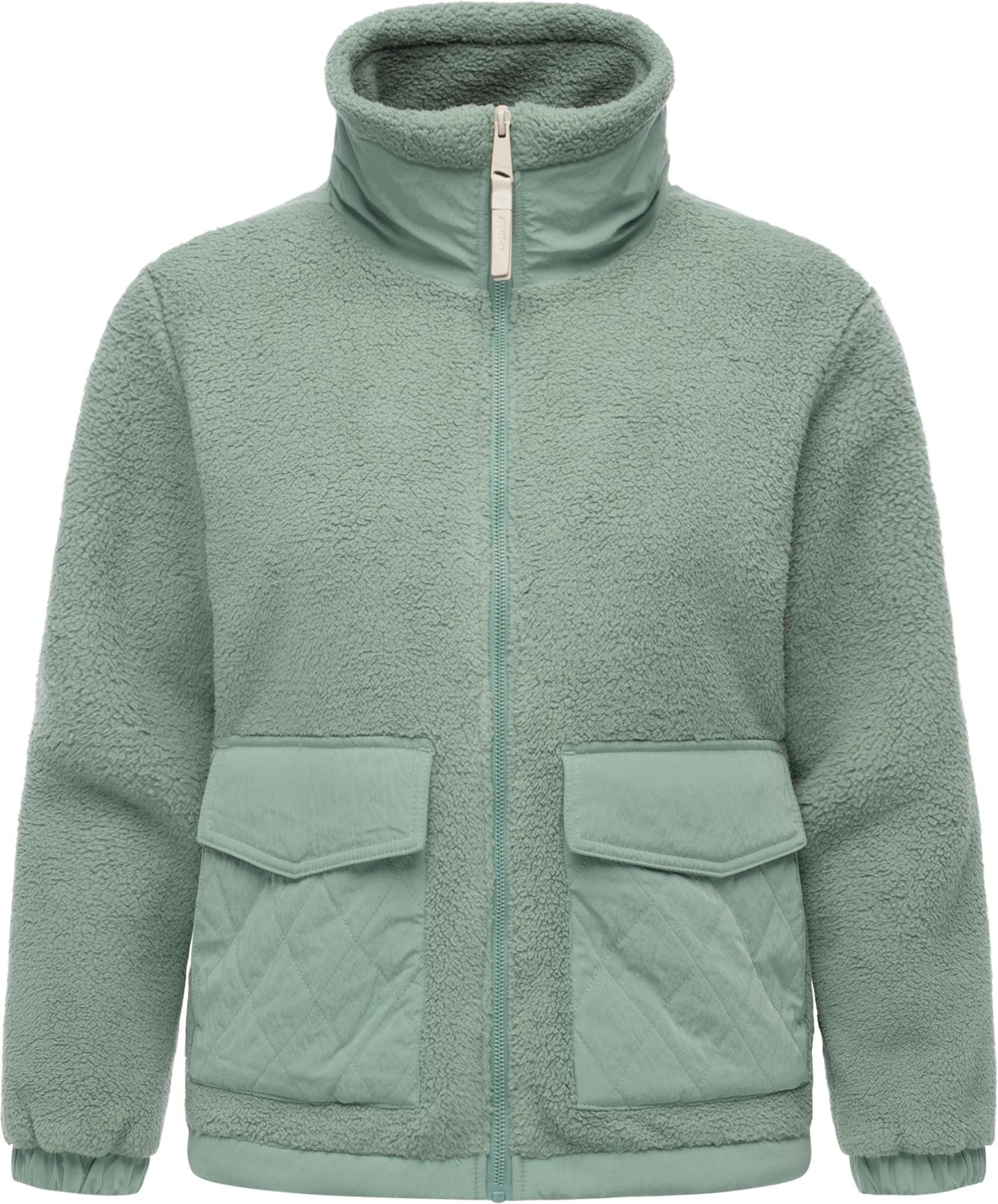 Ragwear Plüschjacke Arctika II Flauschige Jacke aus Teddyfleece