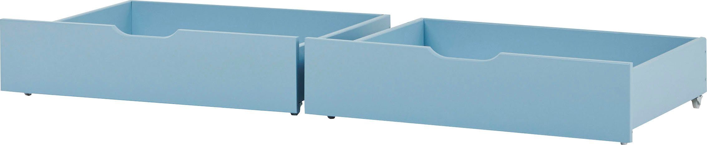 Hoppekids Bettschubkasten ECO Comfort (2 St), auf Rollen in verschiedenen Farben erhältlich 2 St.