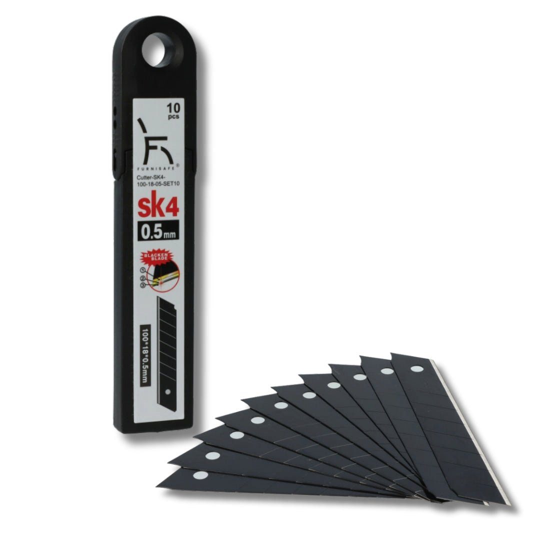 FurniSafe Cuttermesser FurniSafe 100 mm x 18 mm Klingen 10 x Ersatzklingen günstig online kaufen