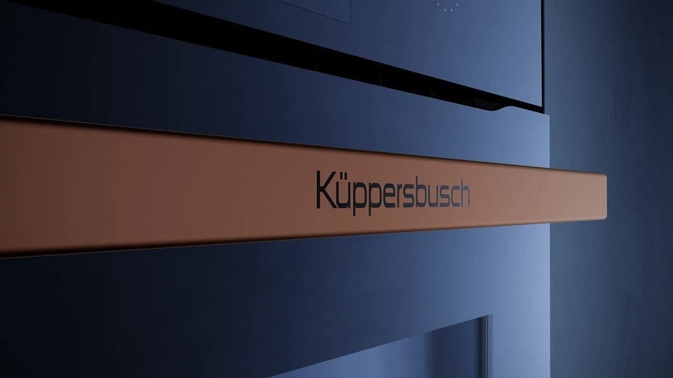 Küppersbusch Dampfbackofen Compact BD6340.0S DK6, Elektronik-Uhr, Schnellaufheizung, Aluminium-Drehknebel
