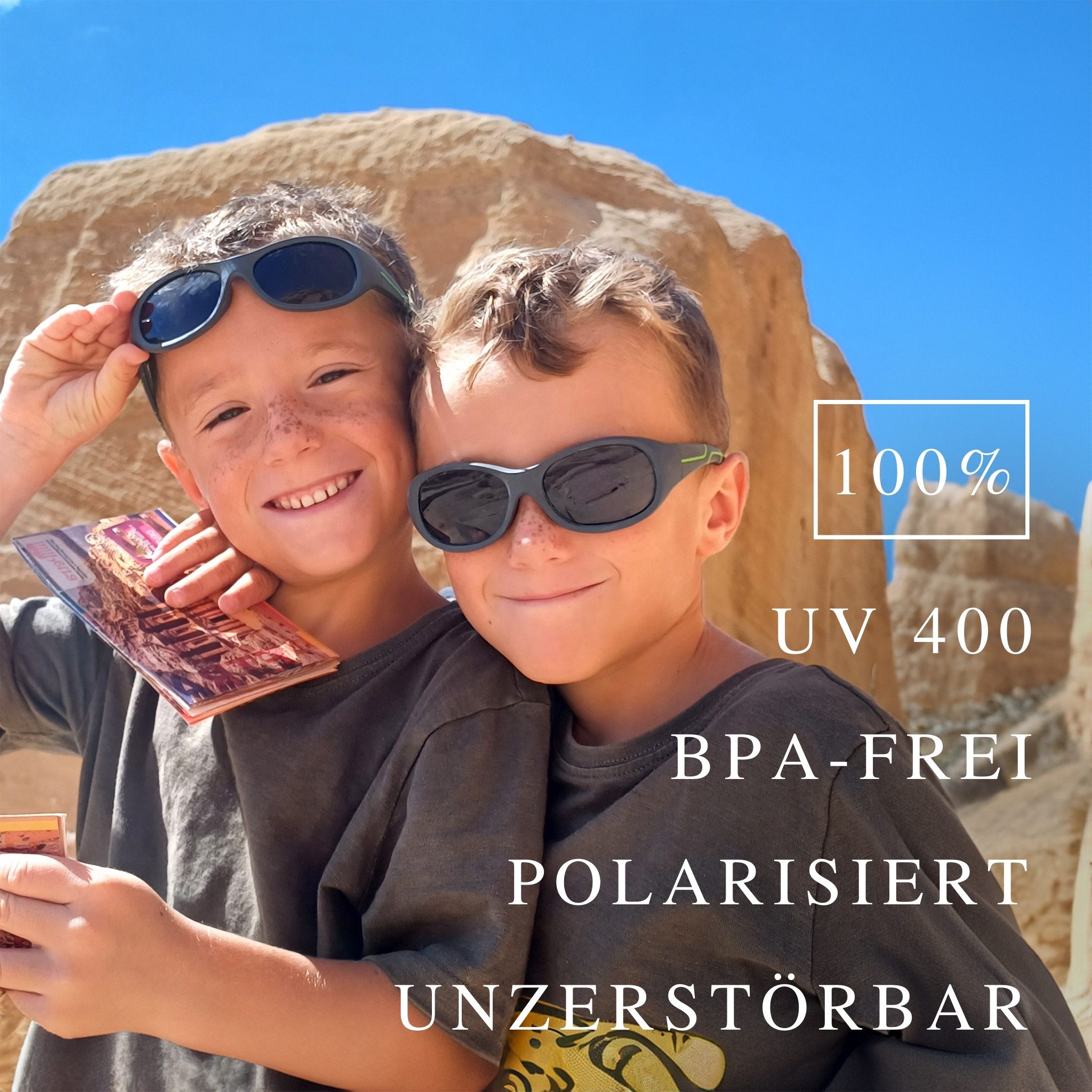 ActiveSol Sonnenbrille Kinder Kids@School, 5-10 Jahre UV-Schutz, polarisiert