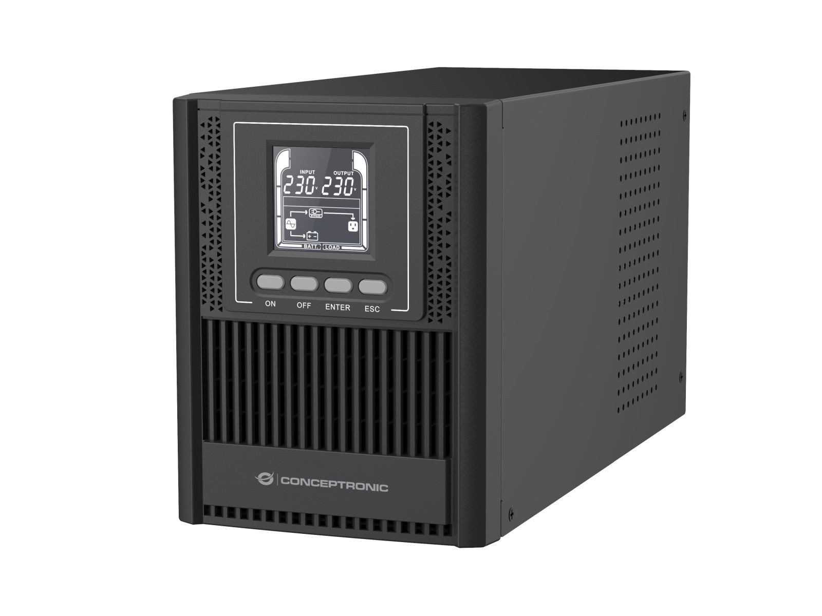 Conceptronic USV-Anlage ZEUS USV 1000VA 900W Online UPS,IEC EPO Port