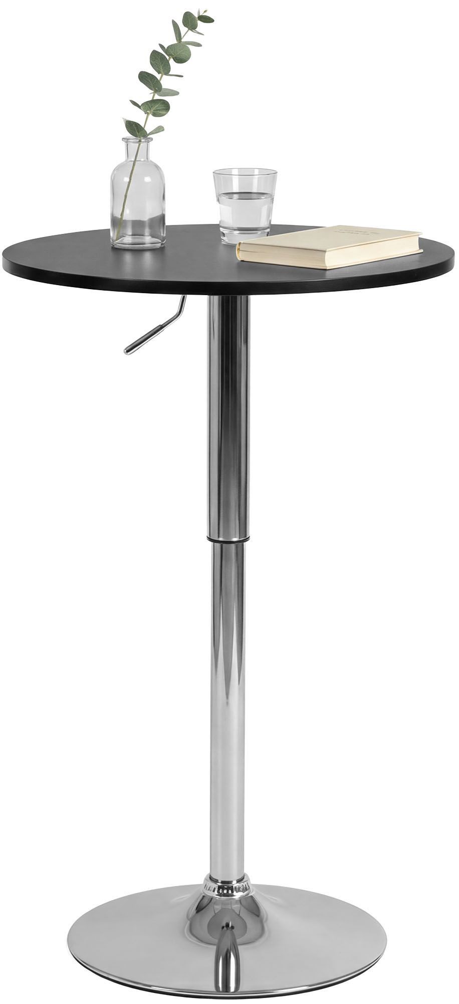 CLP Bartisch Stehtisch Lamoni (1er), Ø 60 cm, stufenlos höhenverstellbar, drehbar