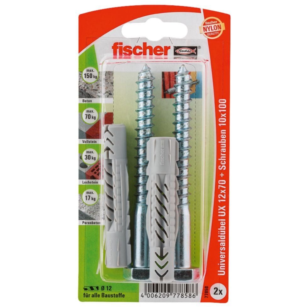 fischer Universaldübel Fischer Universaldübel-Set UX 12.0 x 70 mm - 2