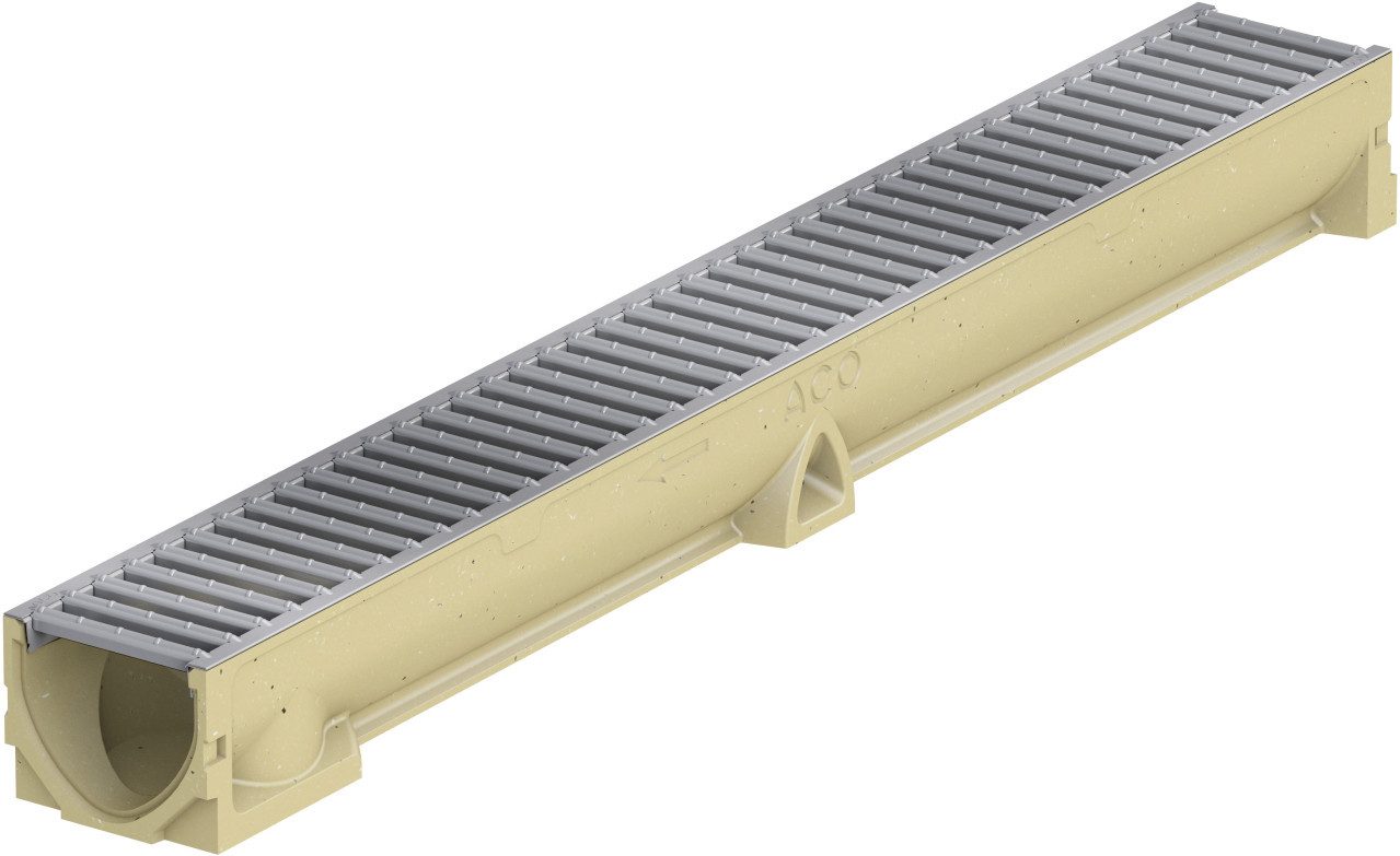 Aco Entwässerungsrinne ACO Entwässerungsrinne Standardline Polymerbeton 1