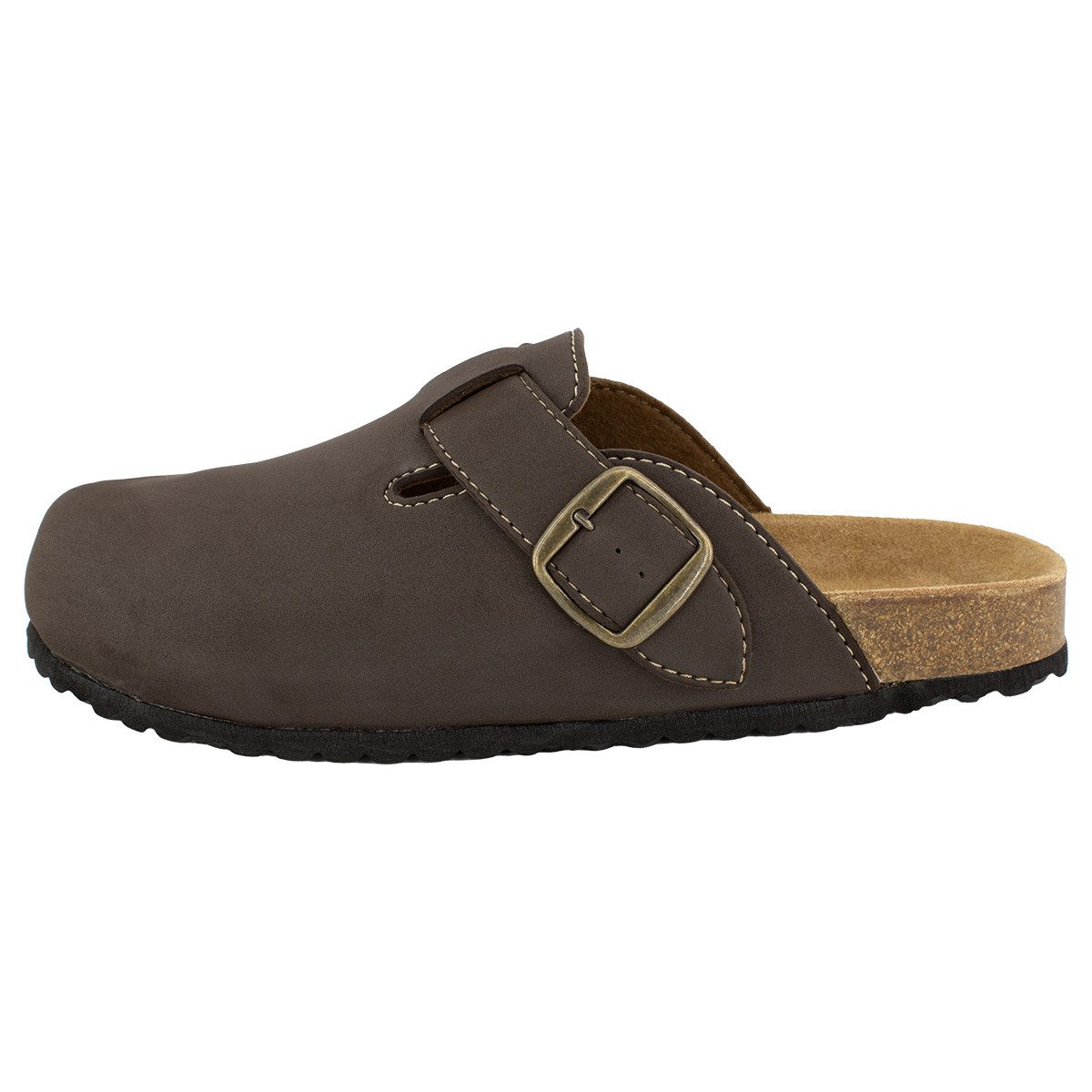 SUPERSOFT Classic Clog (1-tlg) Clogs - Lederdecksohle, Korkfußbett, Schnutzabweisend