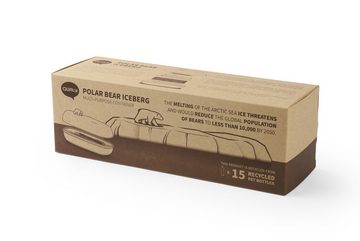 Qualy Design Aufbewahrungsbox Polar Bär (Mehrzweck Behälter, Kunststoff), ca. 26 x 8,5 x 8,5 cm