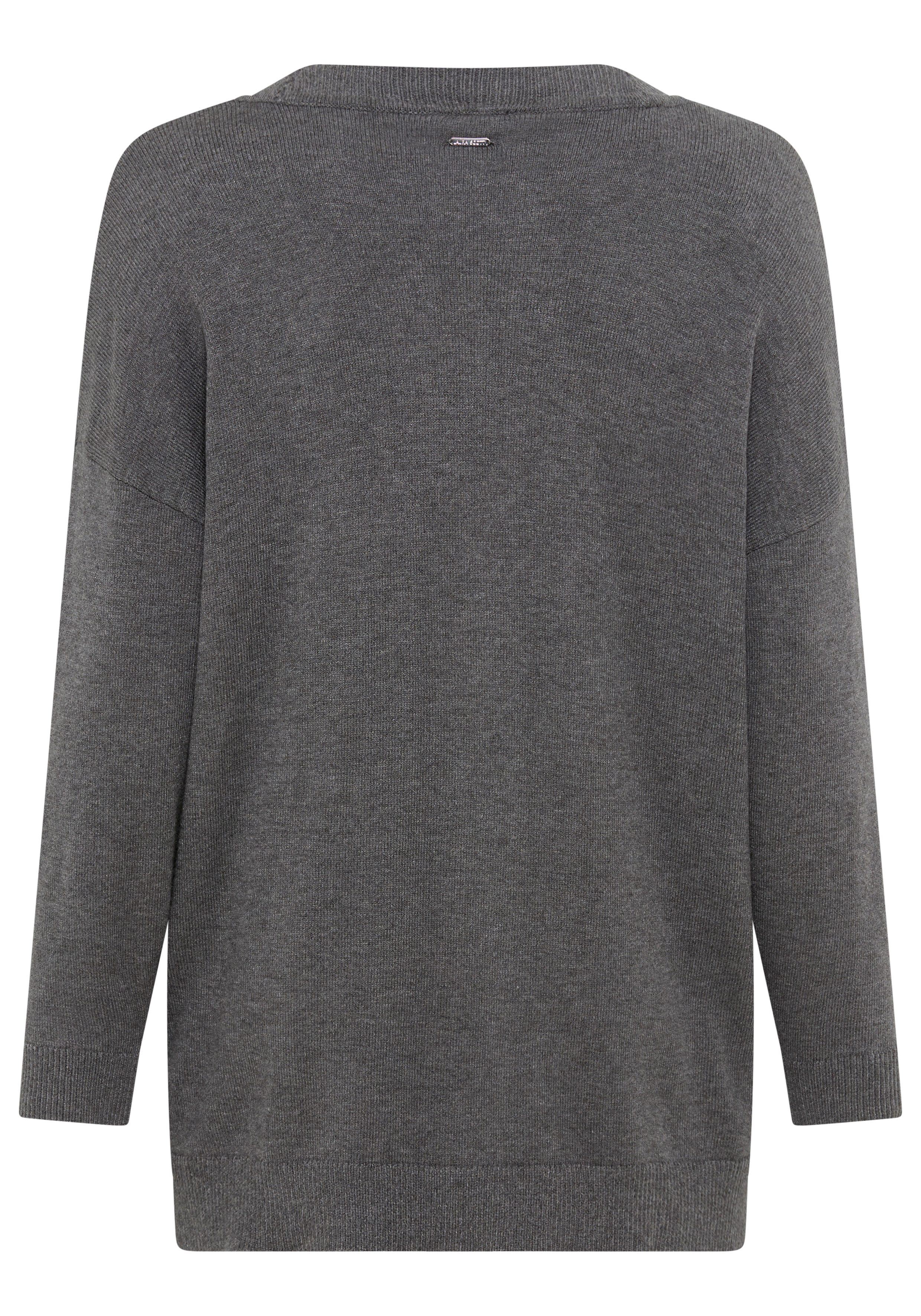 Laura Scott CURVE Strickjacke Große Größen in kuscheligem Feinstrick und hüftbedeckender Passform
