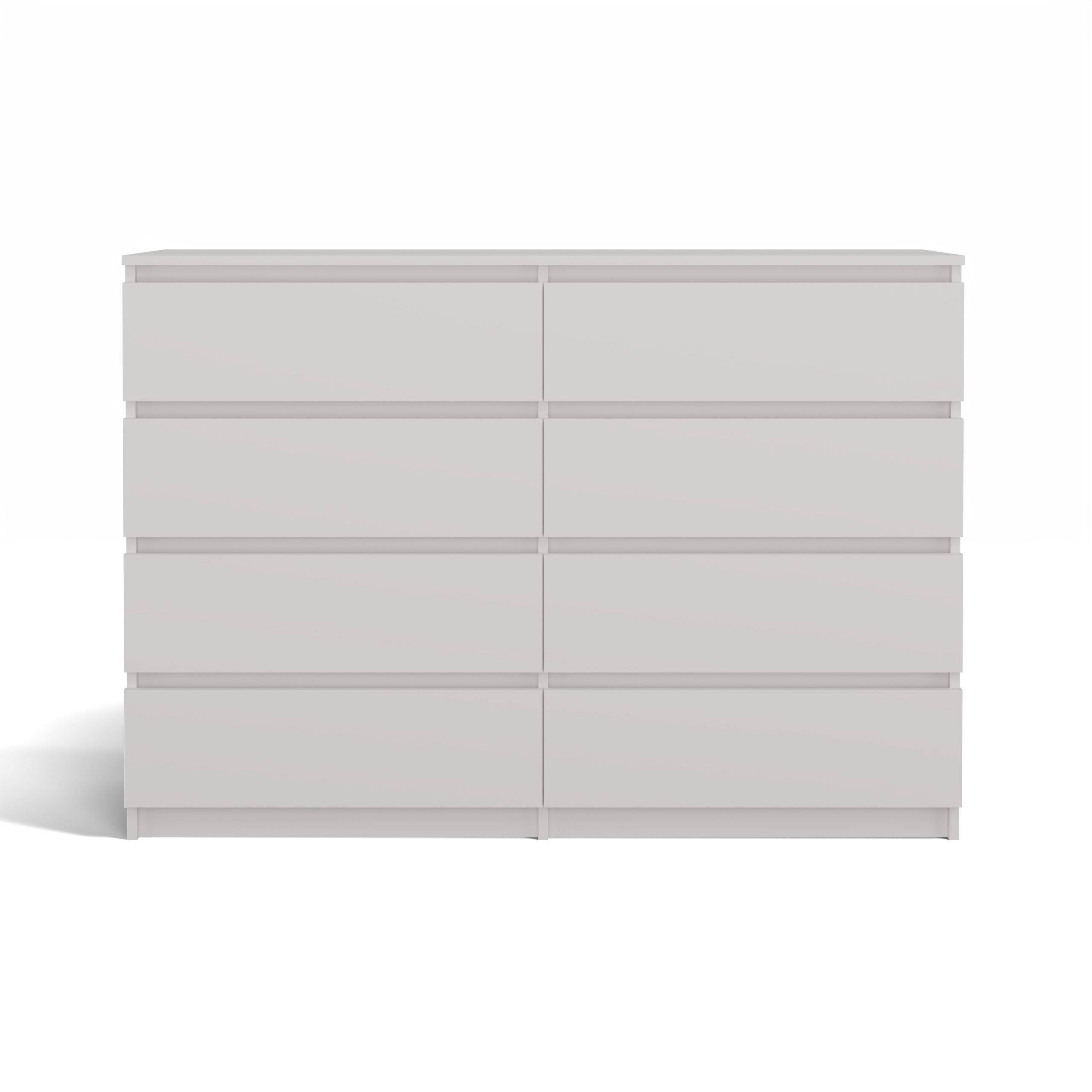 Raumhirsch Furniture Kommode Sideboard 140 cm breit (Maße 40 x 140 x 97 cm, 8 Schubladen), verschiedene Farben & Größen