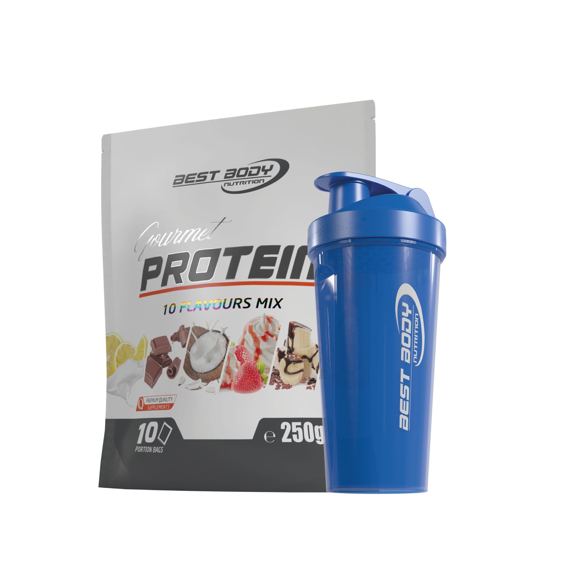 Best Body Nutrition 250 g - 1 kg Gourmet Protein Bundle Pulver, 250 g
