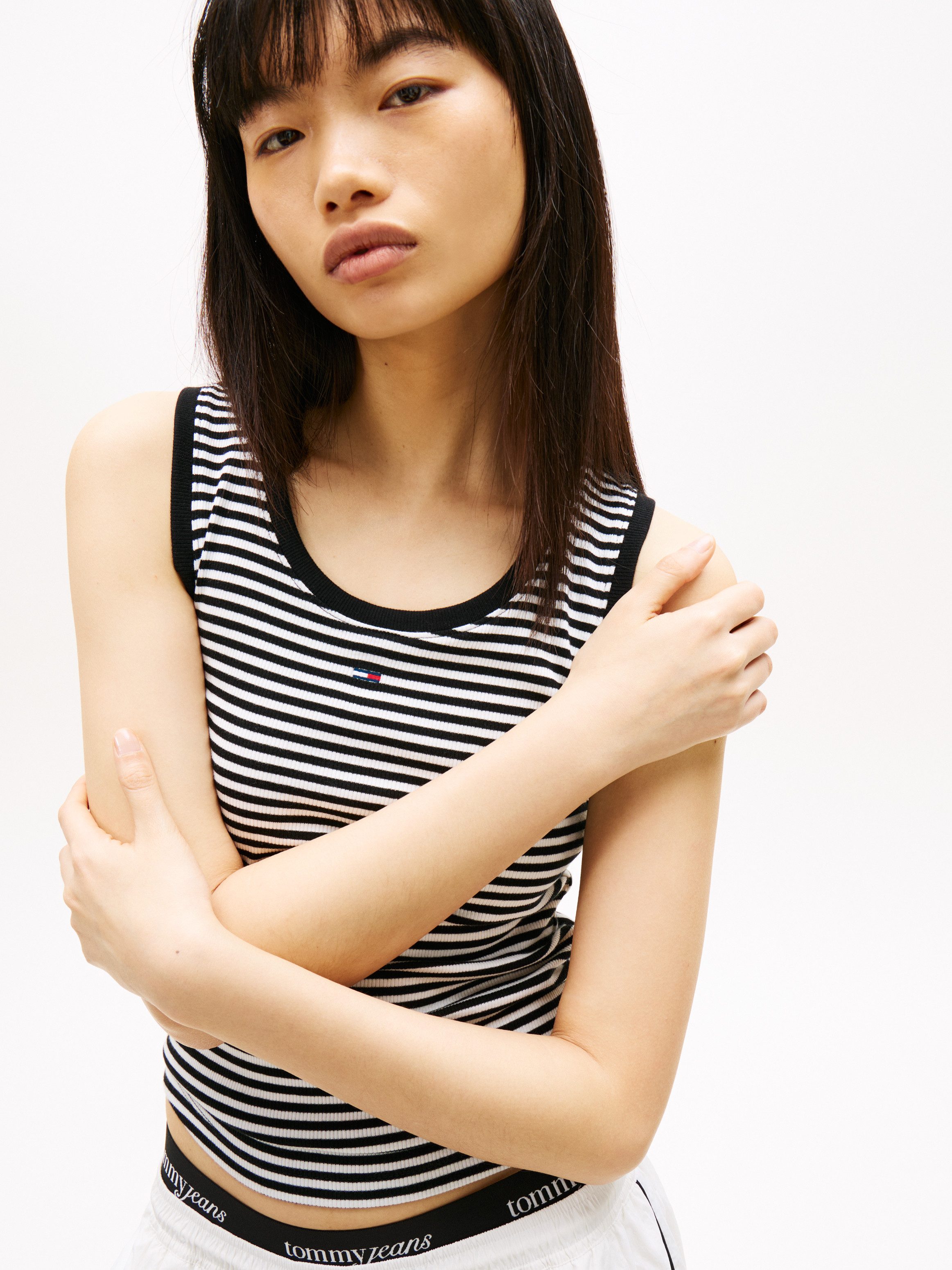 Tommy Jeans Tanktop TJW ESSENTIAL RIB TANK EXT mit gerippter Struktur